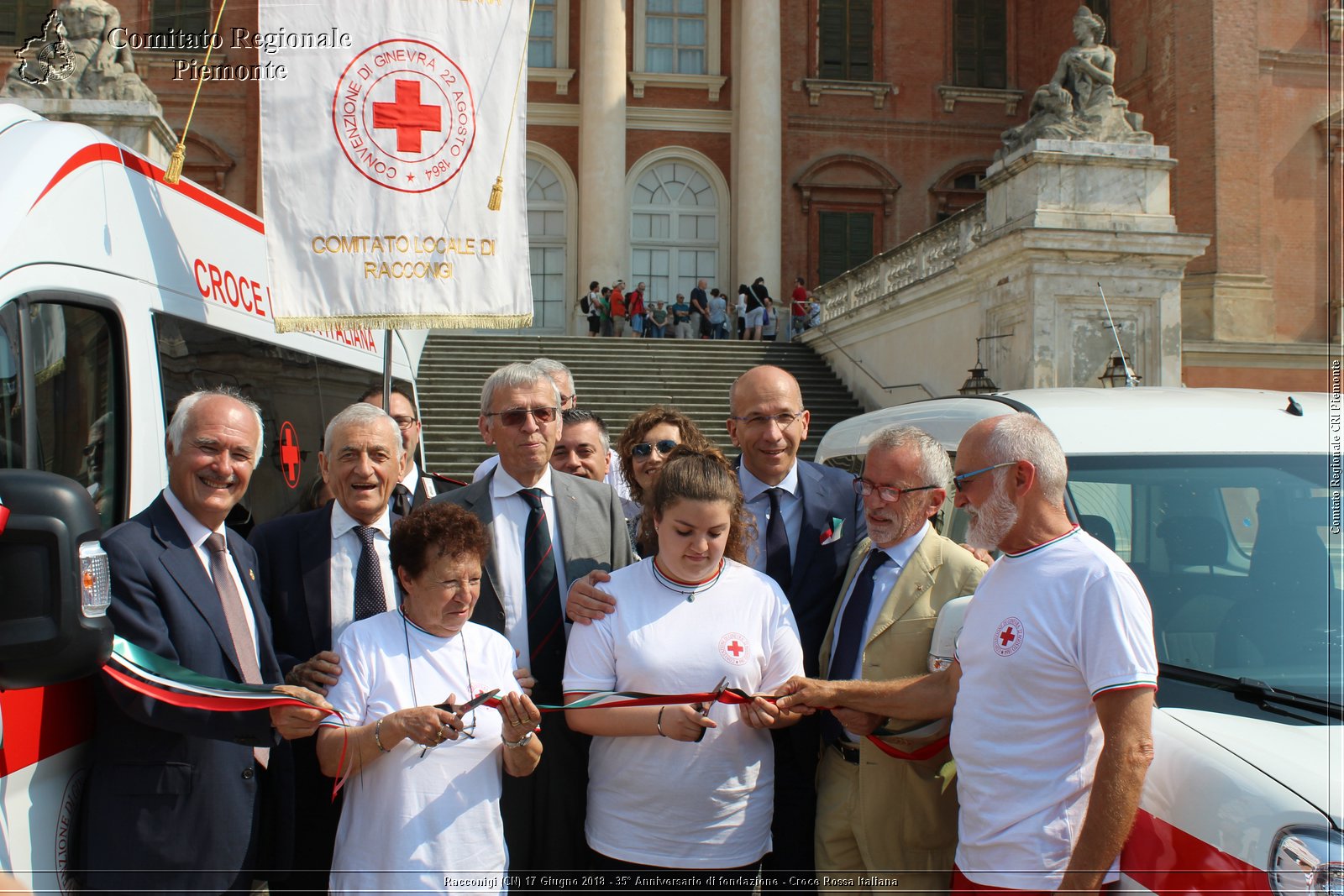 Racconigi (CN) 17 Giugno 2018 - 35 Anniversario di fondazione - Croce Rossa Italiana - Comitato Regionale del Piemonte