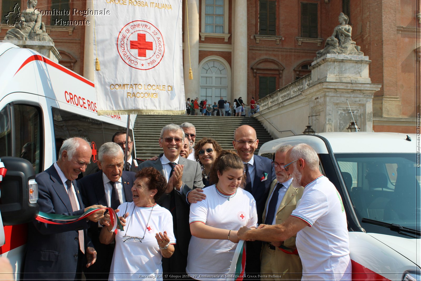 Racconigi (CN) 17 Giugno 2018 - 35 Anniversario di fondazione - Croce Rossa Italiana - Comitato Regionale del Piemonte