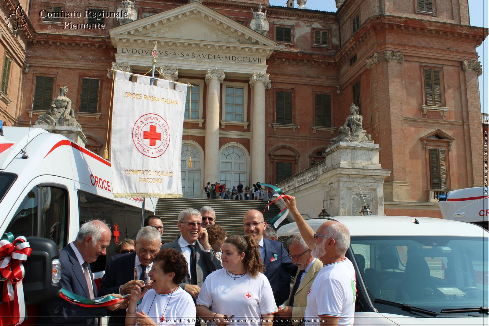 Racconigi (CN) 17 Giugno 2018 - 35 Anniversario di fondazione - Croce Rossa Italiana - Comitato Regionale del Piemonte