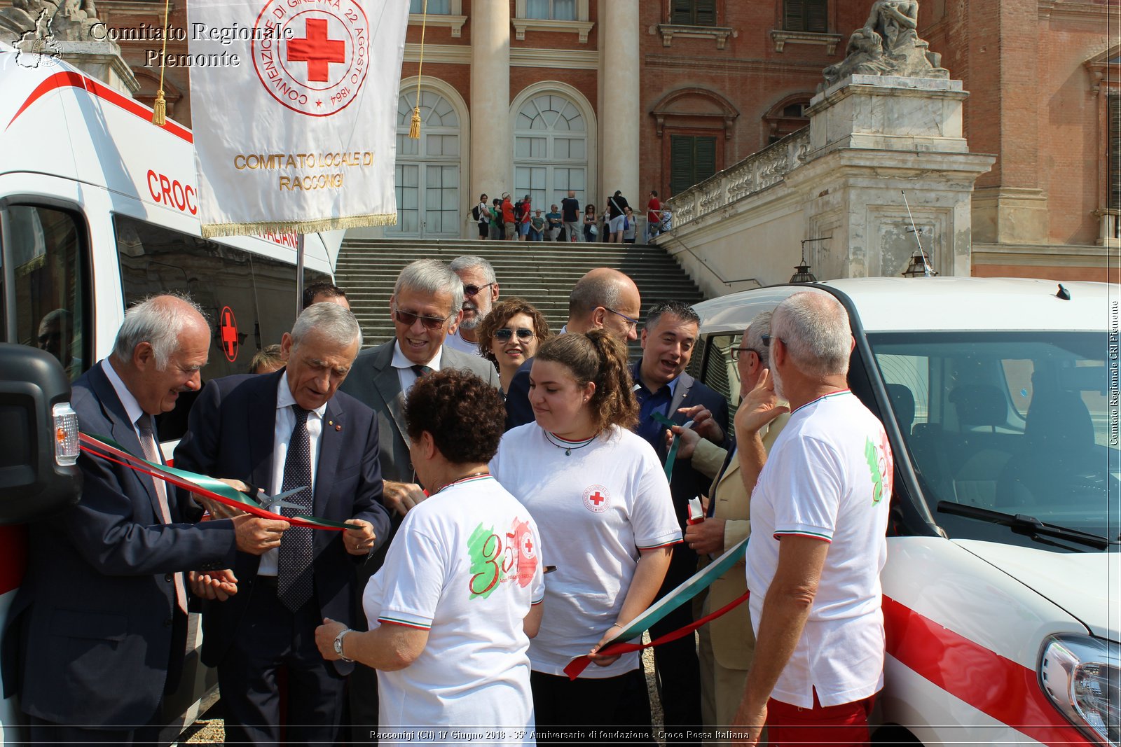 Racconigi (CN) 17 Giugno 2018 - 35 Anniversario di fondazione - Croce Rossa Italiana - Comitato Regionale del Piemonte