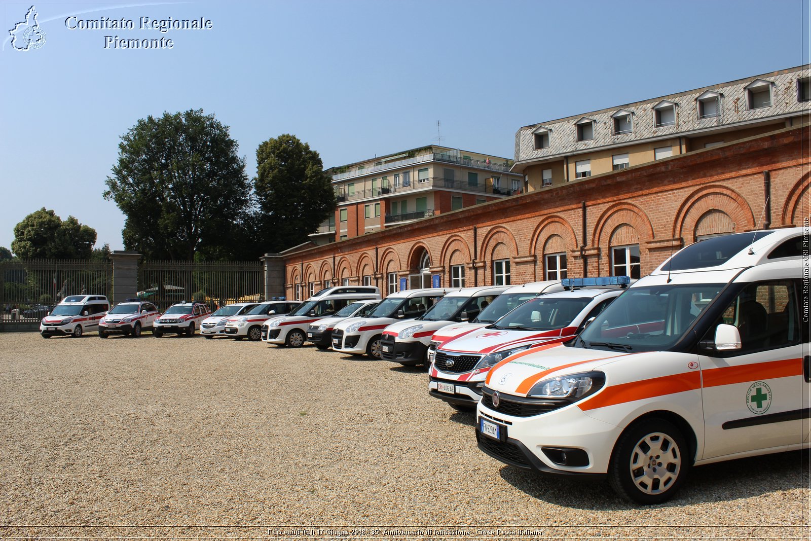 Racconigi (CN) 17 Giugno 2018 - 35 Anniversario di fondazione - Croce Rossa Italiana - Comitato Regionale del Piemonte