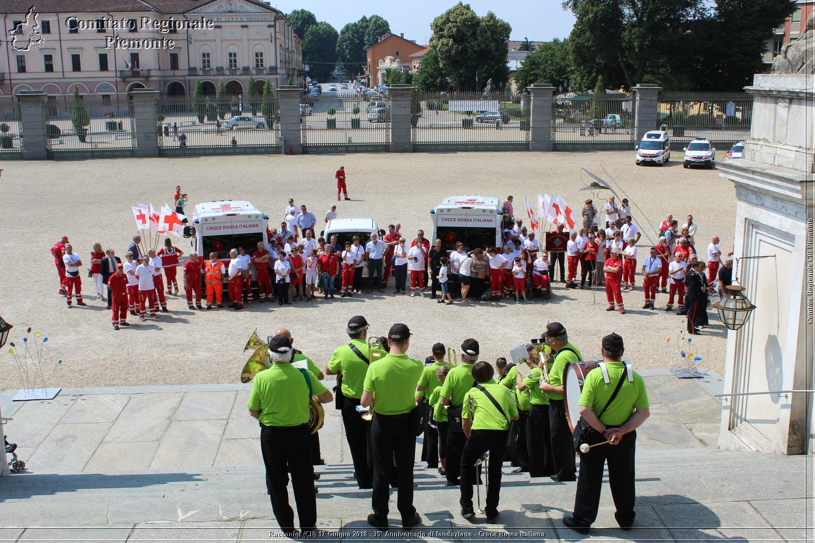 Racconigi (CN) 17 Giugno 2018 - 35 Anniversario di fondazione - Croce Rossa Italiana - Comitato Regionale del Piemonte