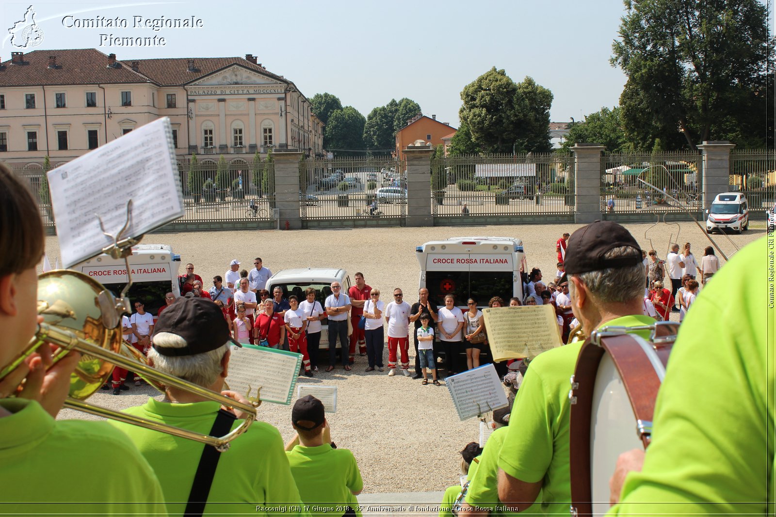 Racconigi (CN) 17 Giugno 2018 - 35 Anniversario di fondazione - Croce Rossa Italiana - Comitato Regionale del Piemonte