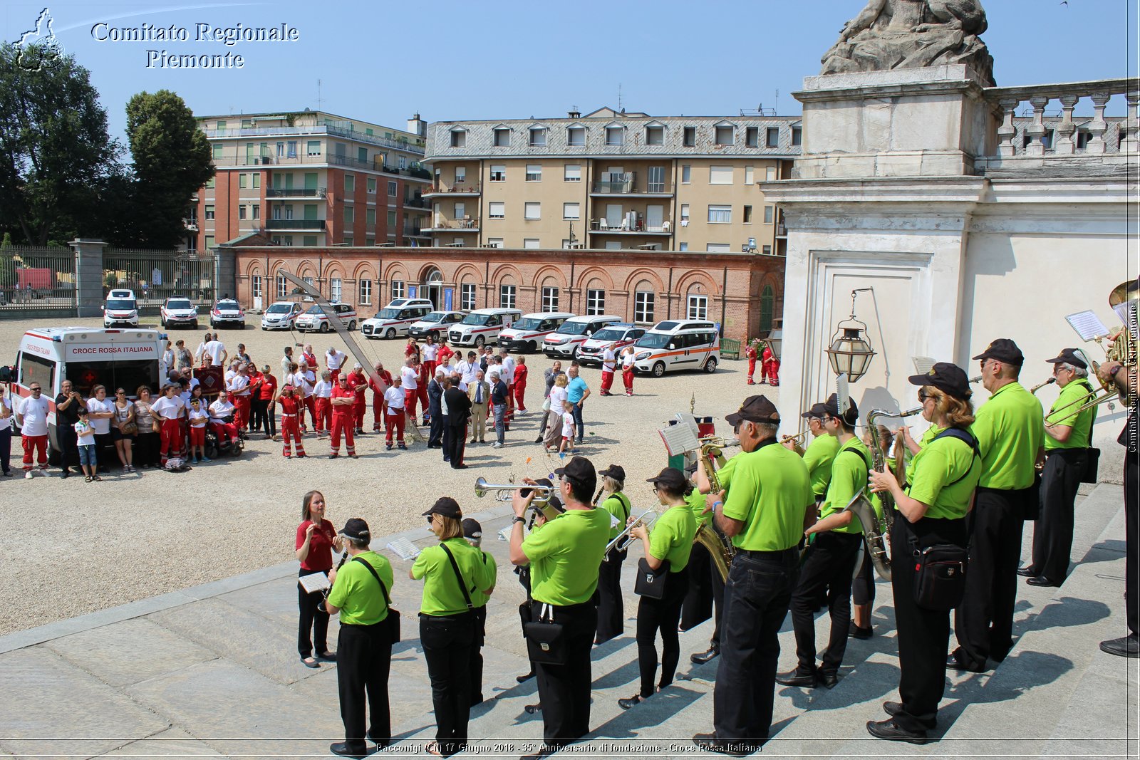 Racconigi (CN) 17 Giugno 2018 - 35 Anniversario di fondazione - Croce Rossa Italiana - Comitato Regionale del Piemonte