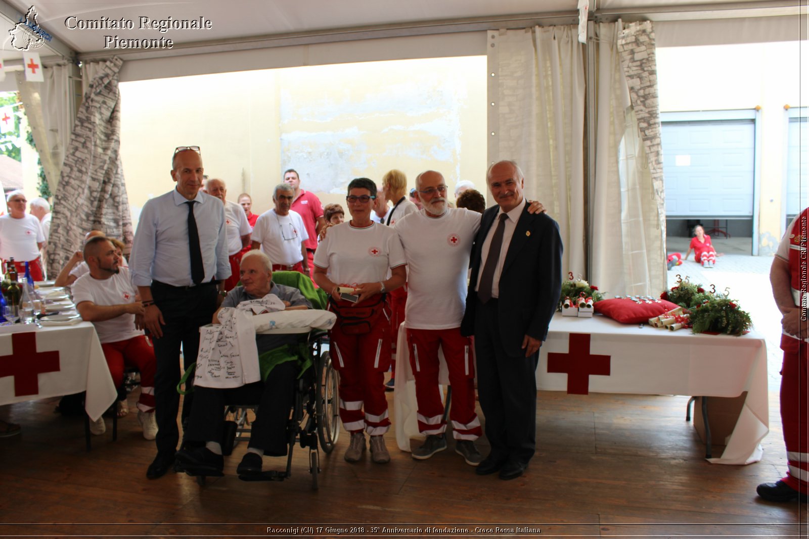 Racconigi (CN) 17 Giugno 2018 - 35 Anniversario di fondazione - Croce Rossa Italiana - Comitato Regionale del Piemonte