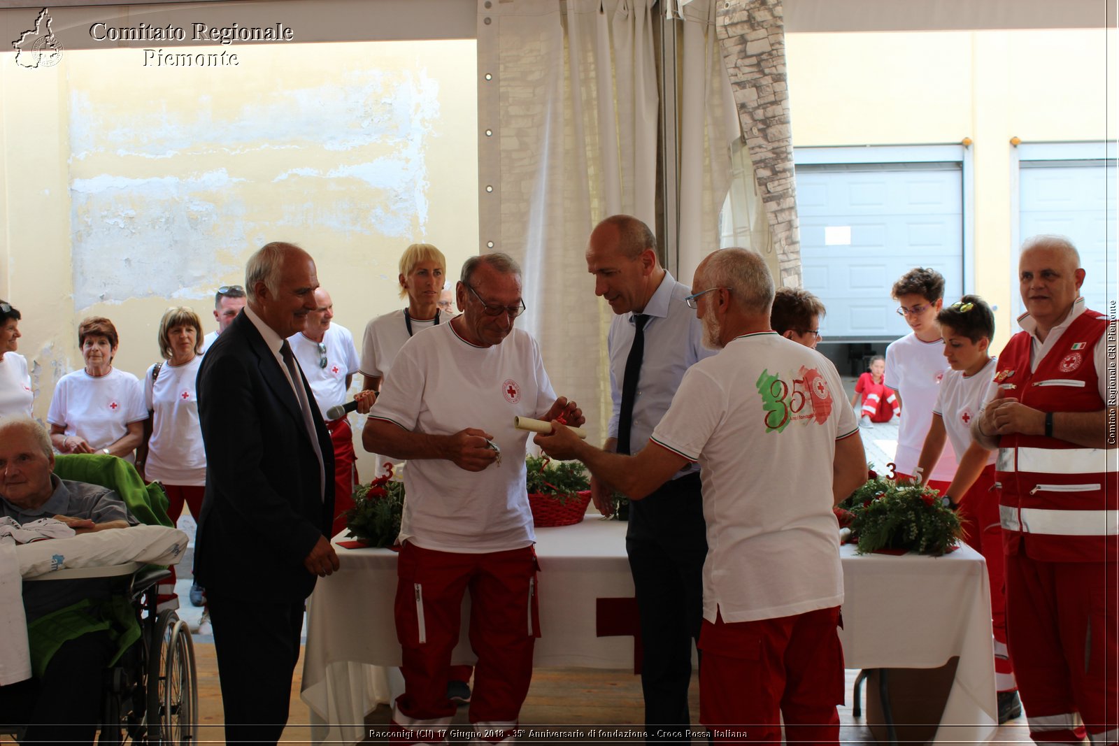 Racconigi (CN) 17 Giugno 2018 - 35 Anniversario di fondazione - Croce Rossa Italiana - Comitato Regionale del Piemonte