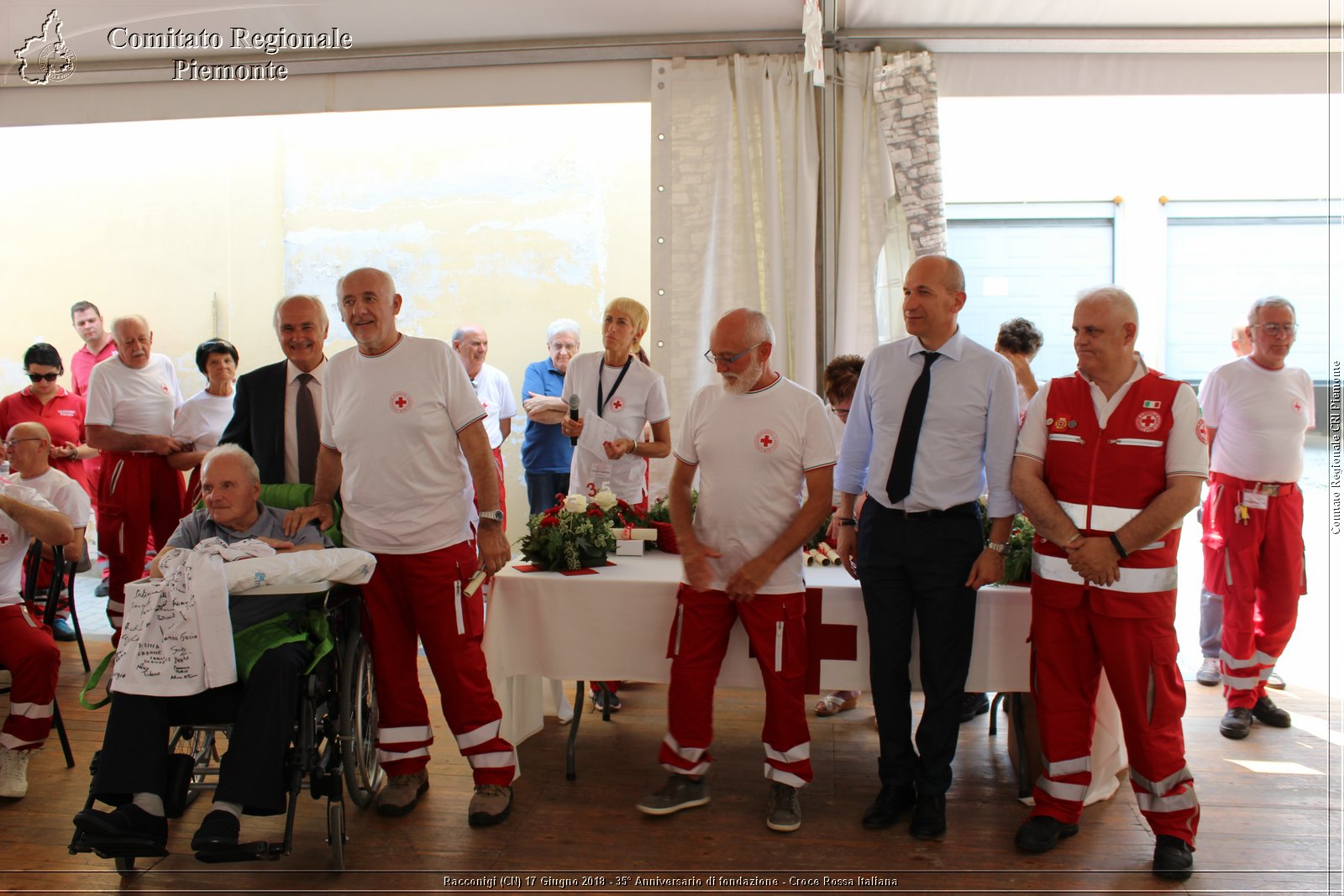 Racconigi (CN) 17 Giugno 2018 - 35 Anniversario di fondazione - Croce Rossa Italiana - Comitato Regionale del Piemonte