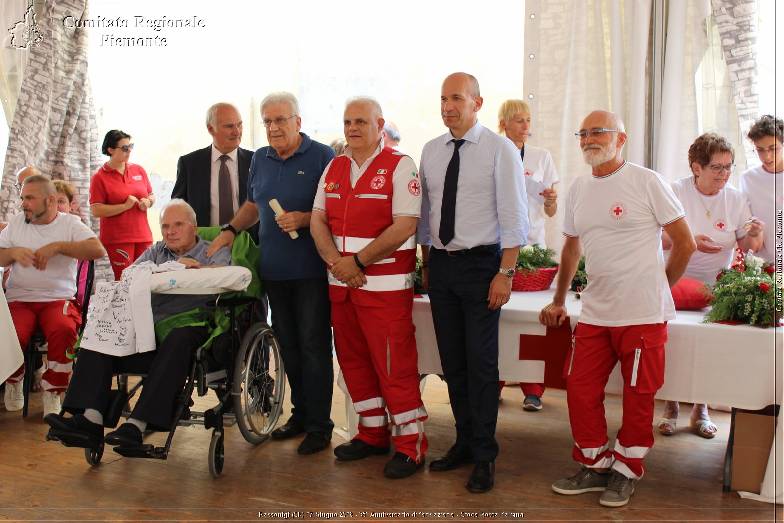 Racconigi (CN) 17 Giugno 2018 - 35 Anniversario di fondazione - Croce Rossa Italiana - Comitato Regionale del Piemonte