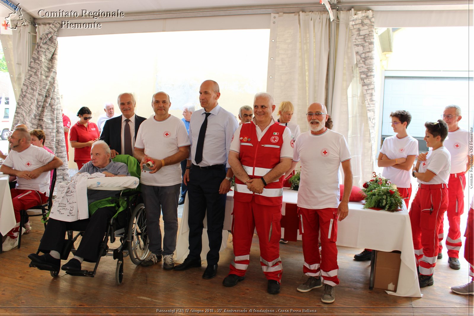 Racconigi (CN) 17 Giugno 2018 - 35 Anniversario di fondazione - Croce Rossa Italiana - Comitato Regionale del Piemonte