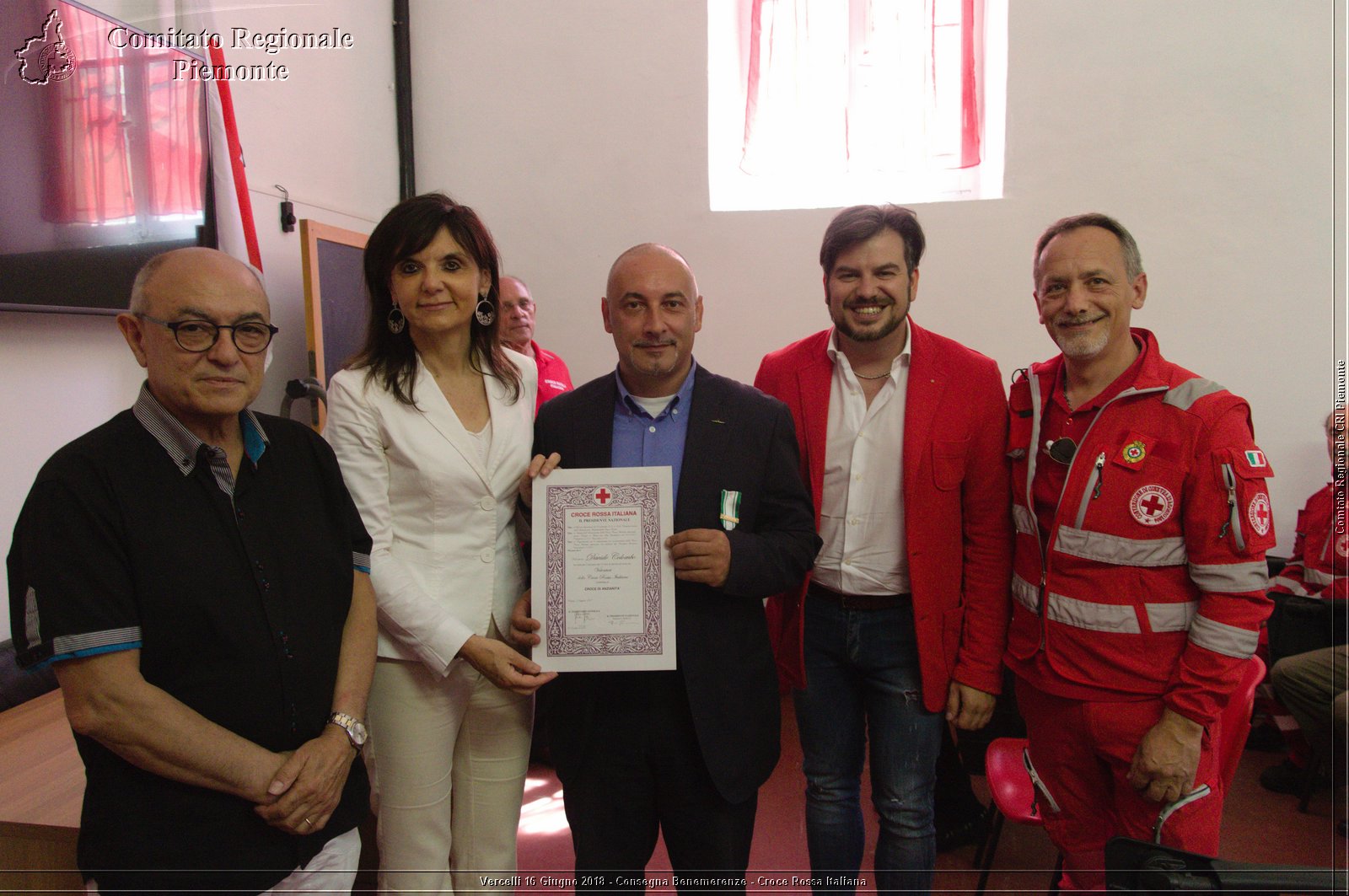 Vercelli 16 Giugno 2018 - Consegna Benemerenze - Croce Rossa Italiana - Comitato Regionale del Piemonte