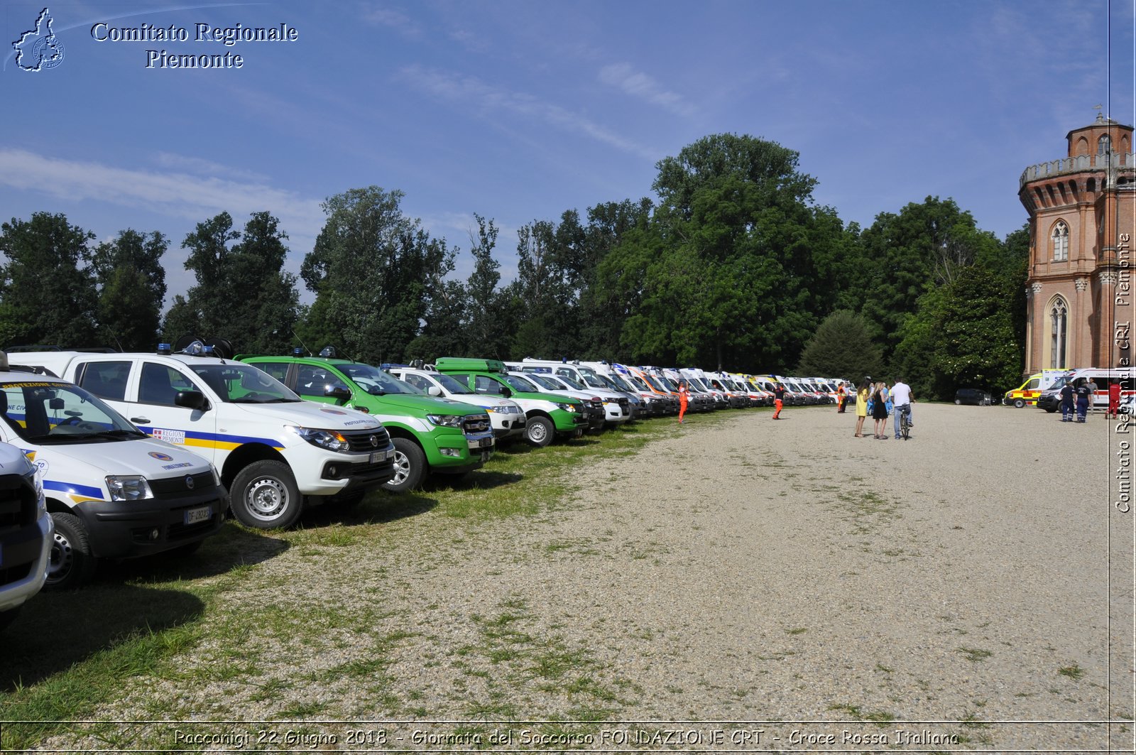 Racconigi 22 Giugno 2018 - Giornata del Soccorso FONDAZIONE CRT - Croce Rossa Italiana- Comitato Regionale del Piemonte