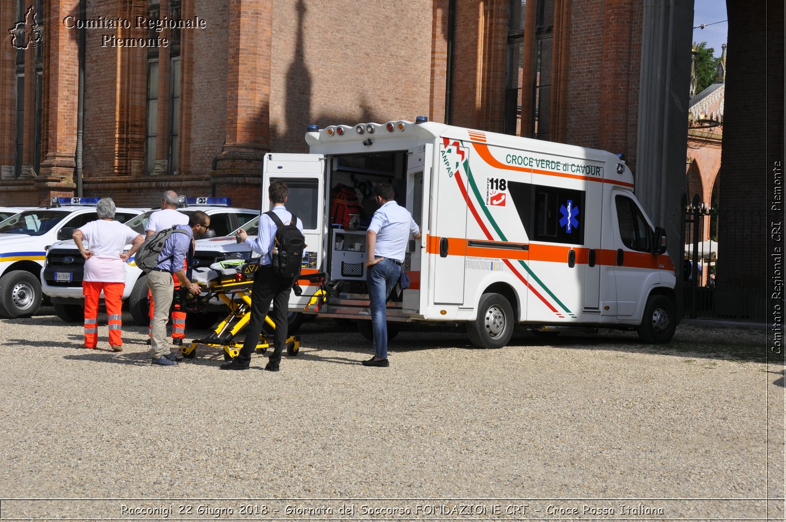 Racconigi 22 Giugno 2018 - Giornata del Soccorso FONDAZIONE CRT - Croce Rossa Italiana- Comitato Regionale del Piemonte