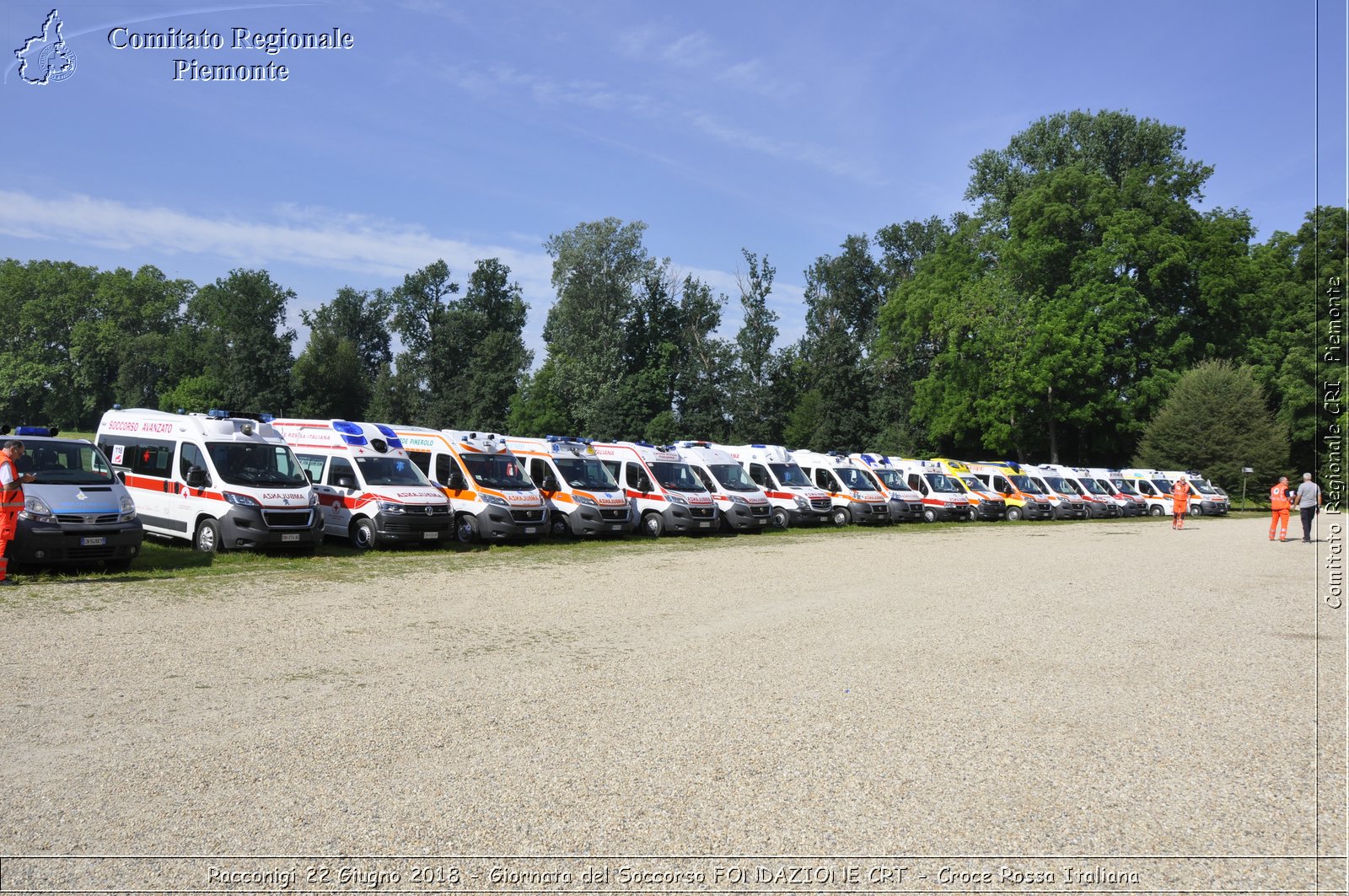 Racconigi 22 Giugno 2018 - Giornata del Soccorso FONDAZIONE CRT - Croce Rossa Italiana- Comitato Regionale del Piemonte