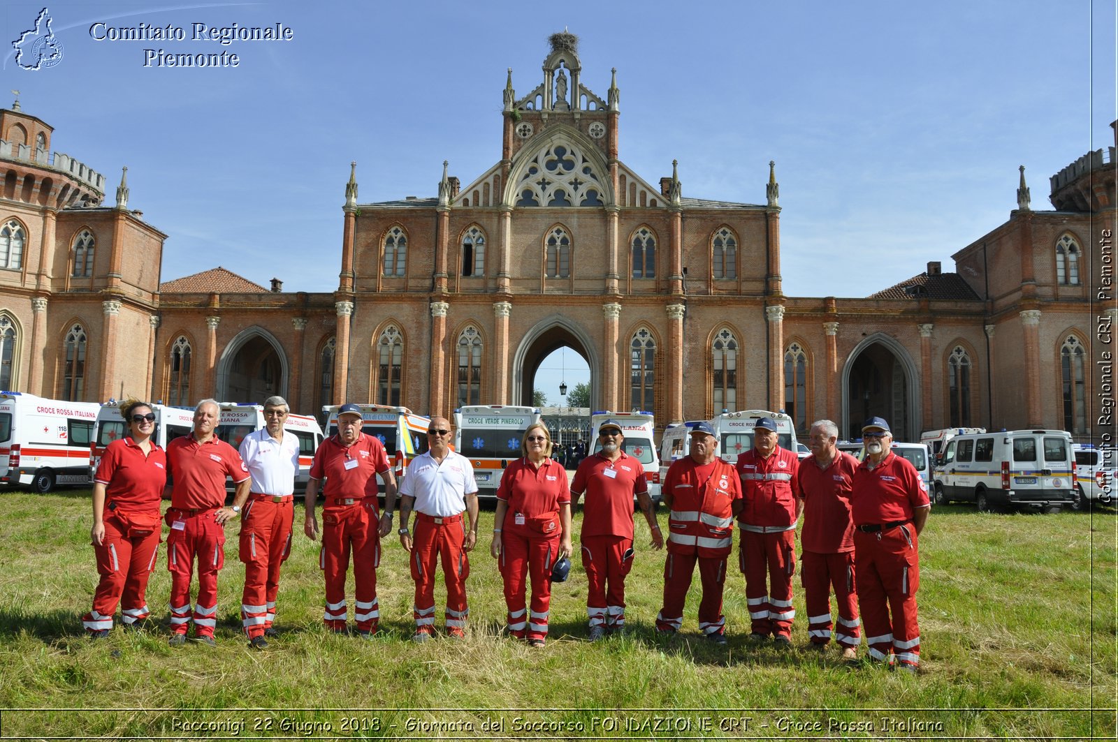 Racconigi 22 Giugno 2018 - Giornata del Soccorso FONDAZIONE CRT - Croce Rossa Italiana- Comitato Regionale del Piemonte