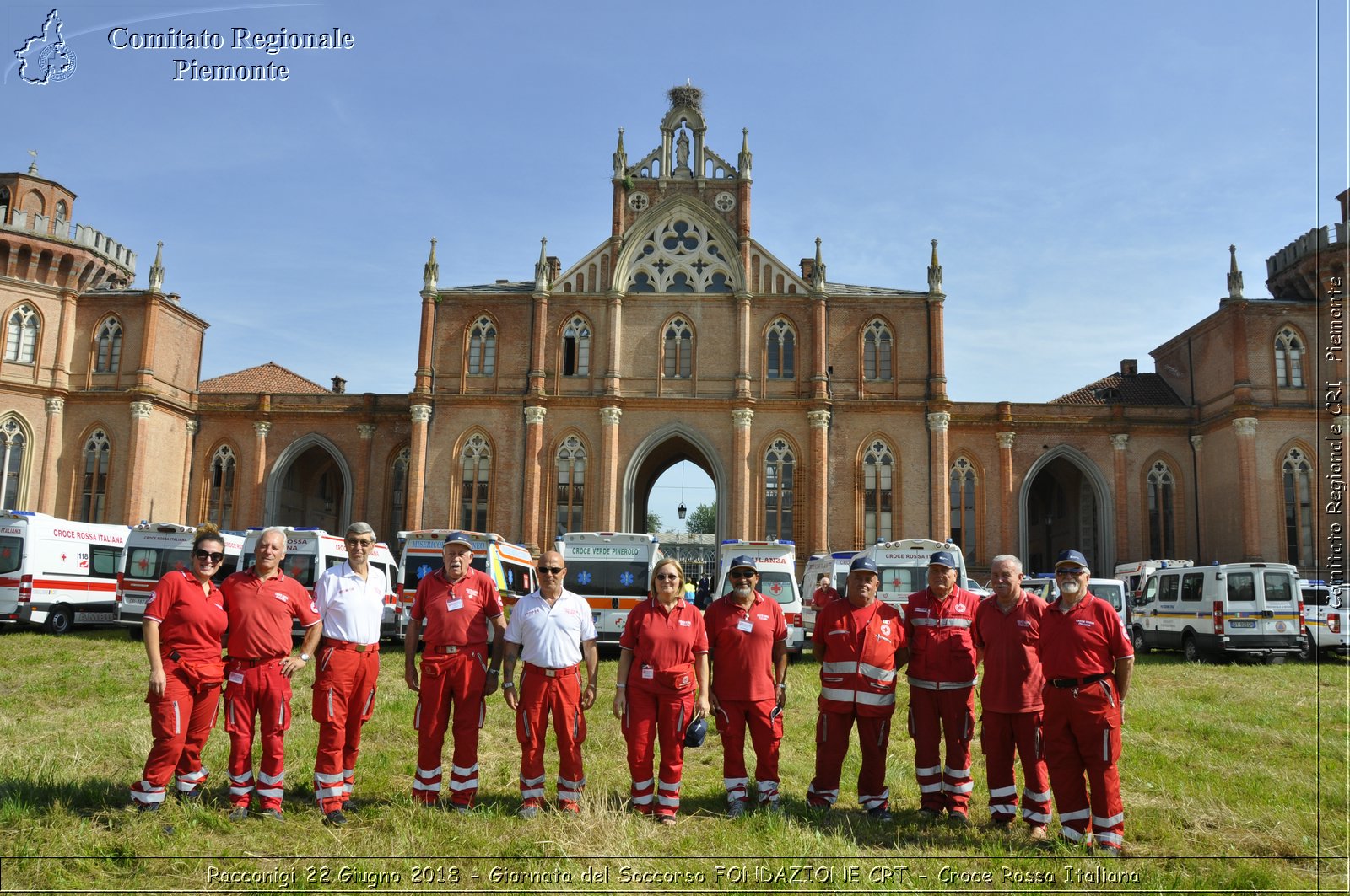 Racconigi 22 Giugno 2018 - Giornata del Soccorso FONDAZIONE CRT - Croce Rossa Italiana- Comitato Regionale del Piemonte