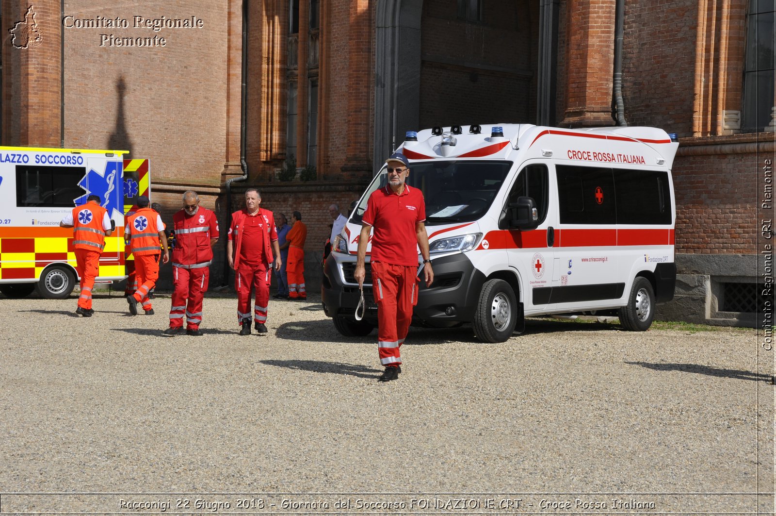 Racconigi 22 Giugno 2018 - Giornata del Soccorso FONDAZIONE CRT - Croce Rossa Italiana- Comitato Regionale del Piemonte