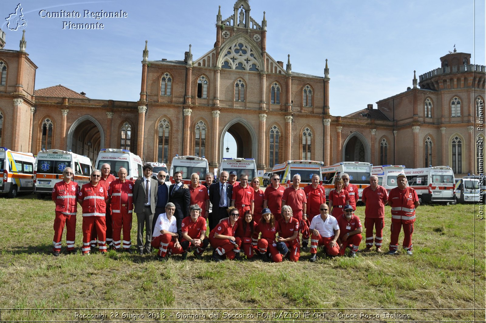 Racconigi 22 Giugno 2018 - Giornata del Soccorso FONDAZIONE CRT - Croce Rossa Italiana- Comitato Regionale del Piemonte