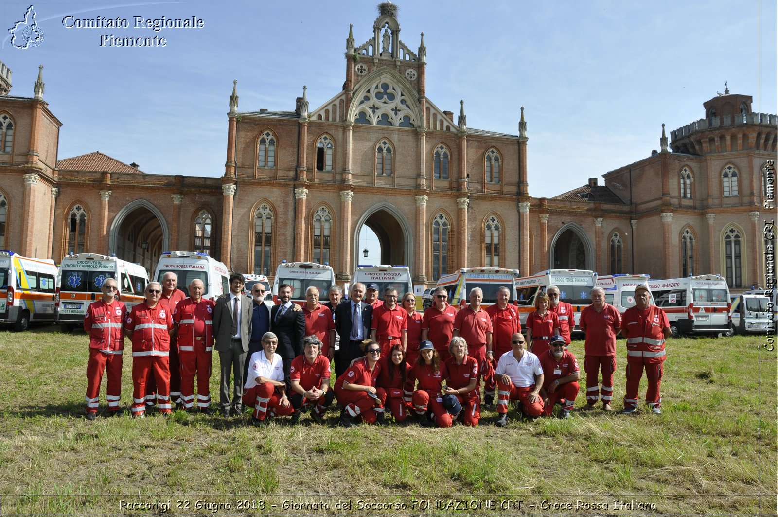 Racconigi 22 Giugno 2018 - Giornata del Soccorso FONDAZIONE CRT - Croce Rossa Italiana- Comitato Regionale del Piemonte