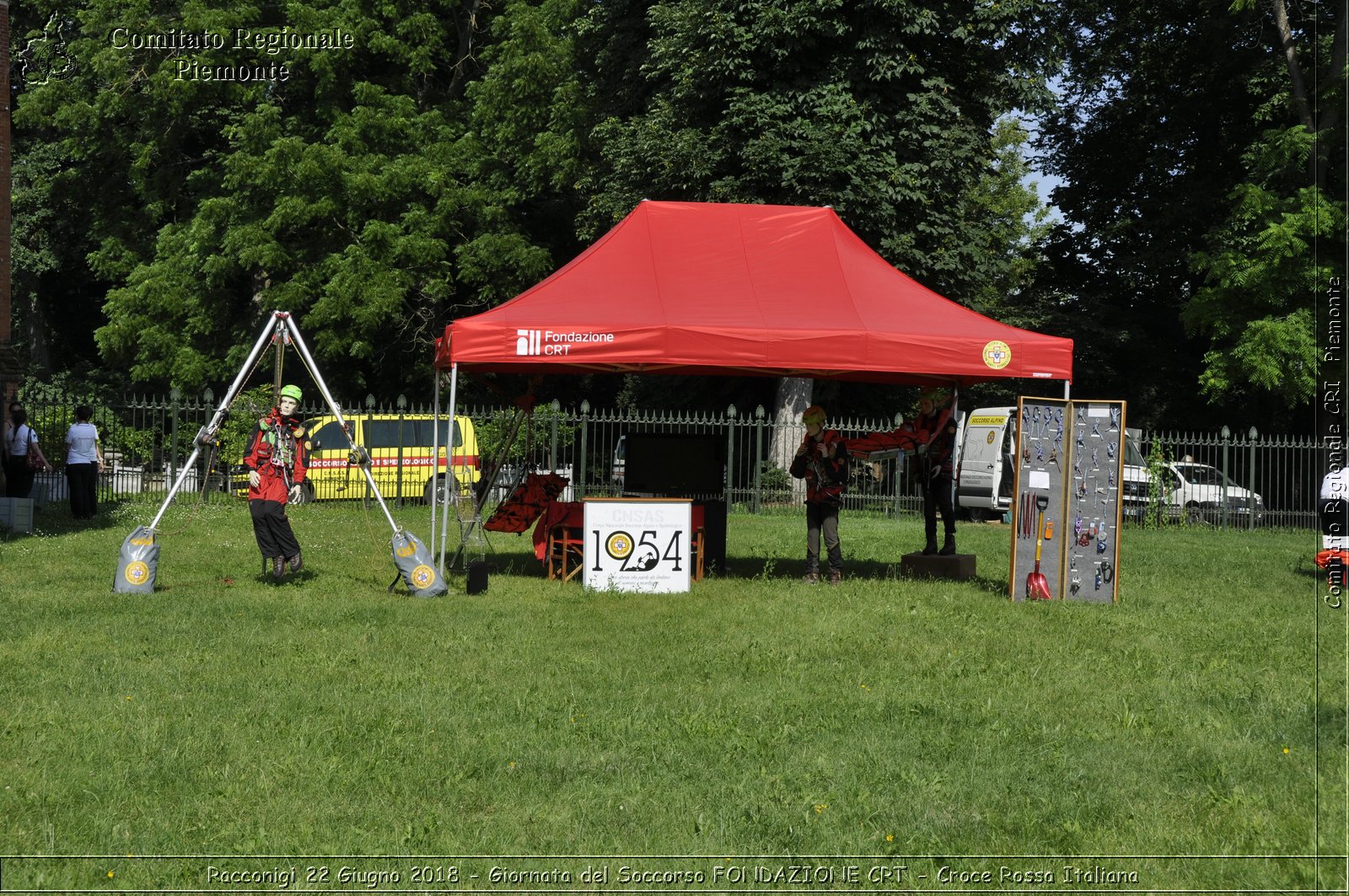 Racconigi 22 Giugno 2018 - Giornata del Soccorso FONDAZIONE CRT - Croce Rossa Italiana- Comitato Regionale del Piemonte