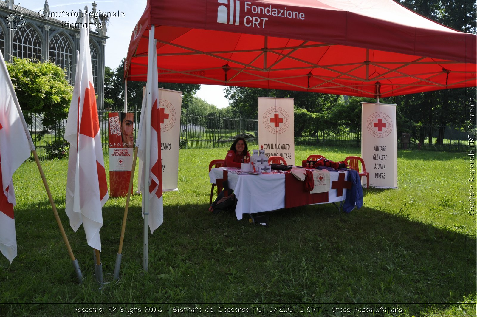 Racconigi 22 Giugno 2018 - Giornata del Soccorso FONDAZIONE CRT - Croce Rossa Italiana- Comitato Regionale del Piemonte