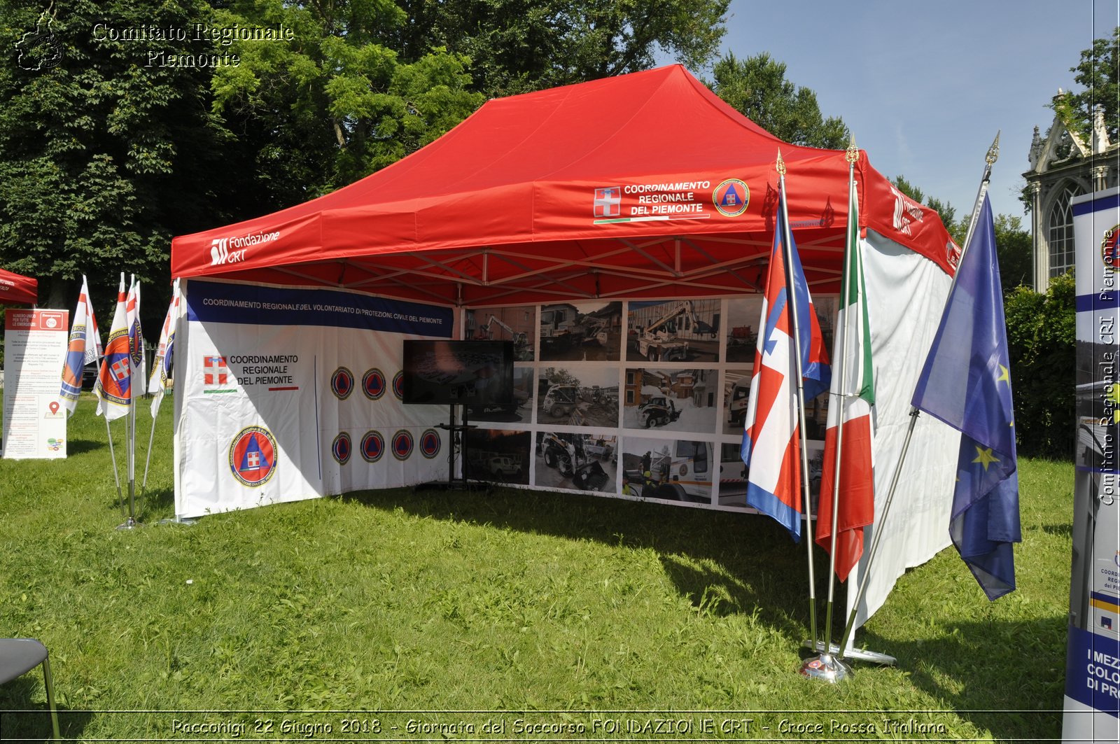 Racconigi 22 Giugno 2018 - Giornata del Soccorso FONDAZIONE CRT - Croce Rossa Italiana- Comitato Regionale del Piemonte