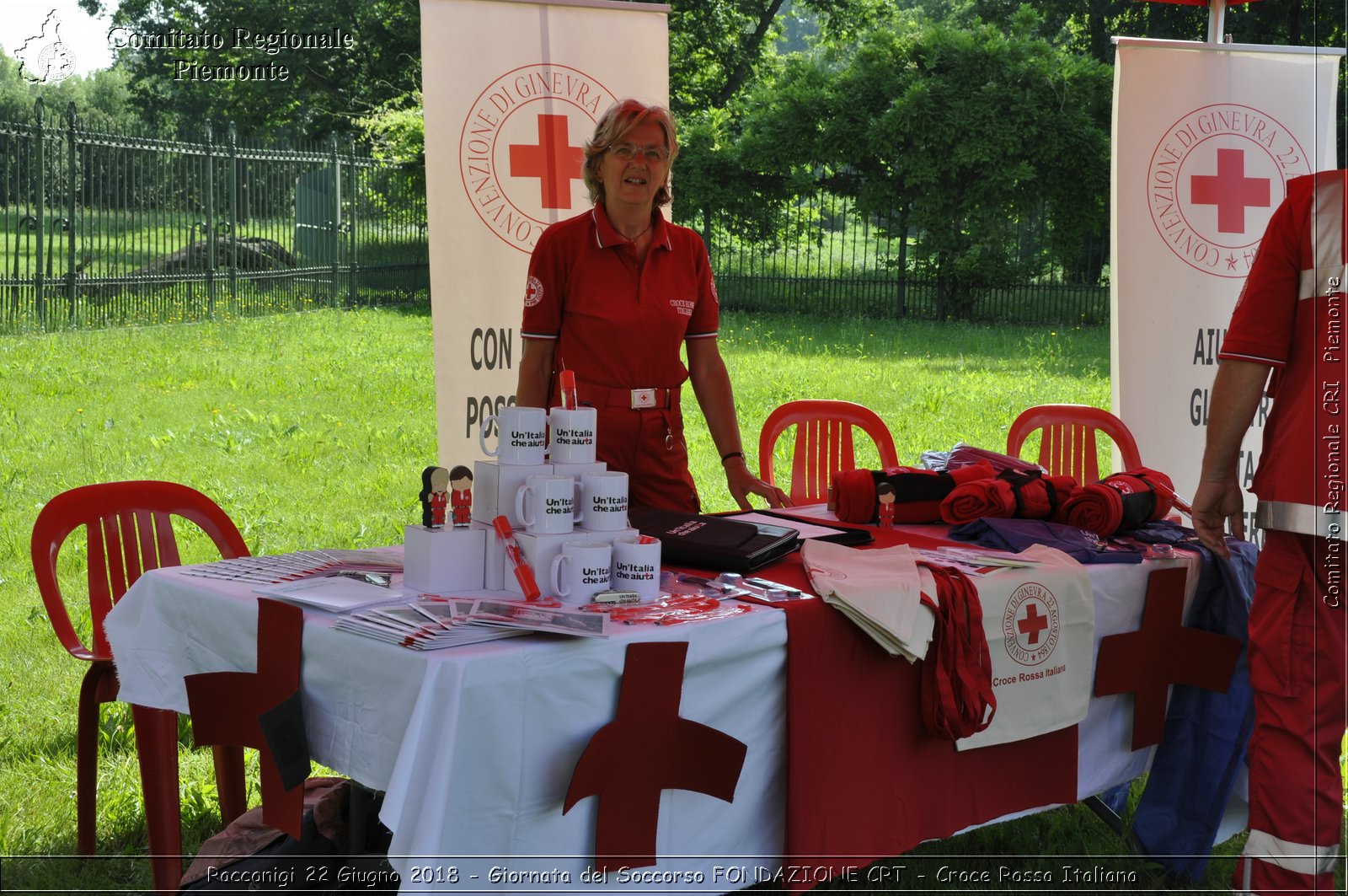 Racconigi 22 Giugno 2018 - Giornata del Soccorso FONDAZIONE CRT - Croce Rossa Italiana- Comitato Regionale del Piemonte