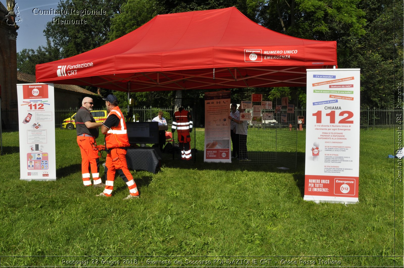 Racconigi 22 Giugno 2018 - Giornata del Soccorso FONDAZIONE CRT - Croce Rossa Italiana- Comitato Regionale del Piemonte