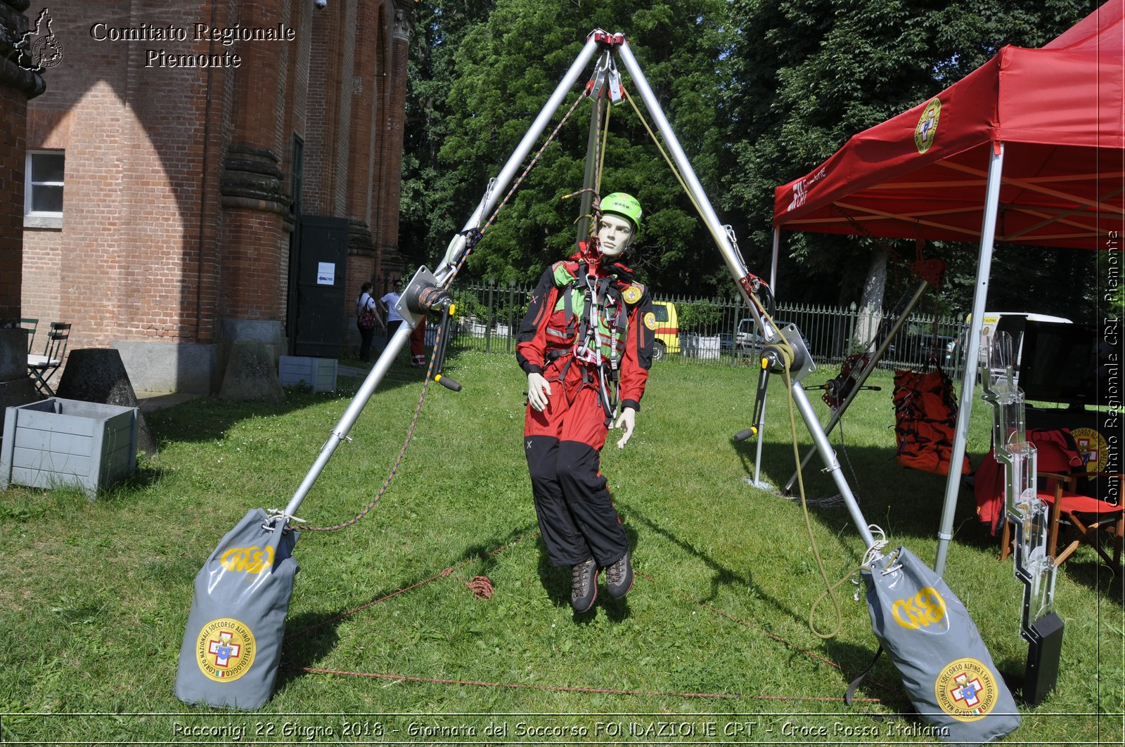 Racconigi 22 Giugno 2018 - Giornata del Soccorso FONDAZIONE CRT - Croce Rossa Italiana- Comitato Regionale del Piemonte