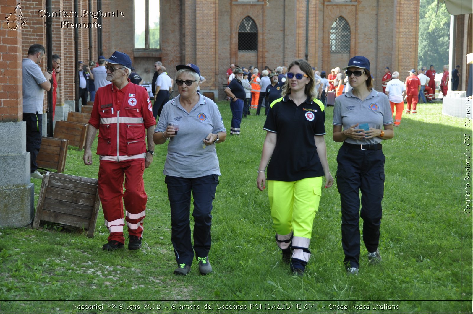 Racconigi 22 Giugno 2018 - Giornata del Soccorso FONDAZIONE CRT - Croce Rossa Italiana- Comitato Regionale del Piemonte