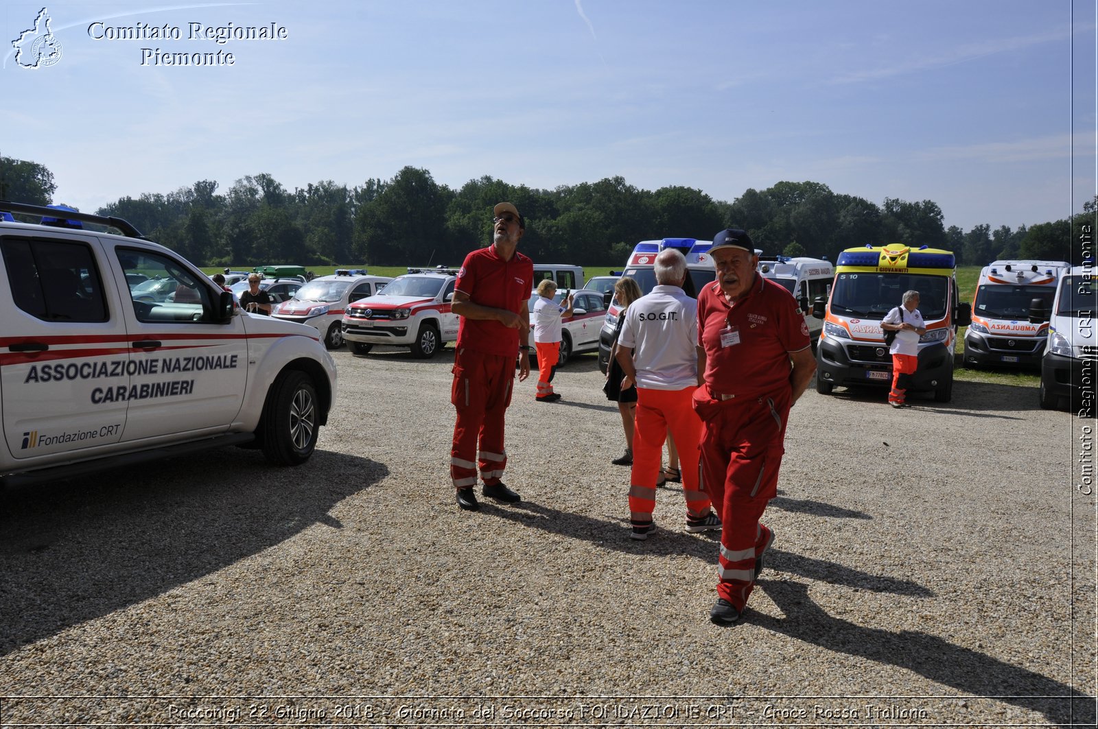 Racconigi 22 Giugno 2018 - Giornata del Soccorso FONDAZIONE CRT - Croce Rossa Italiana- Comitato Regionale del Piemonte