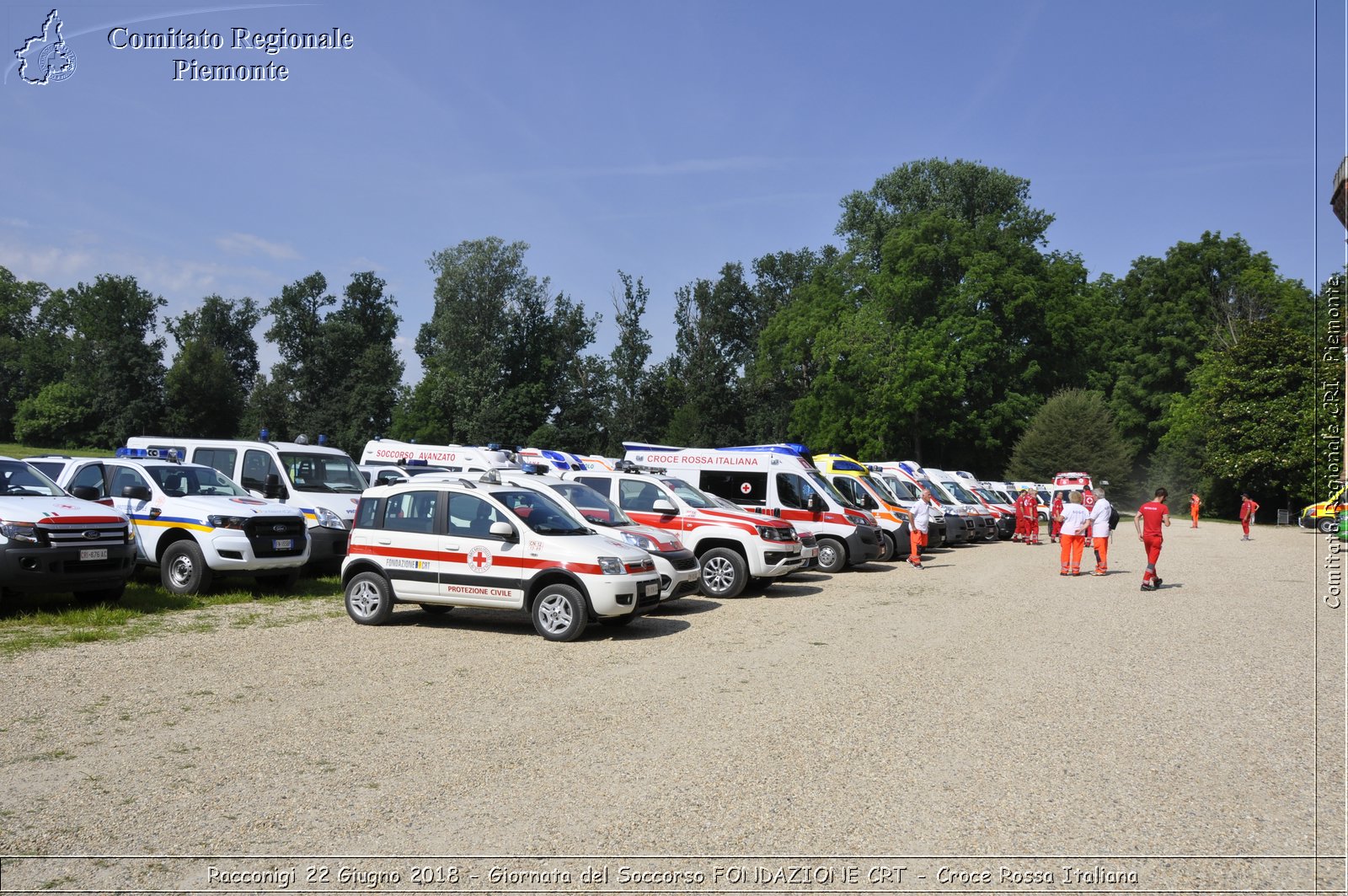 Racconigi 22 Giugno 2018 - Giornata del Soccorso FONDAZIONE CRT - Croce Rossa Italiana- Comitato Regionale del Piemonte