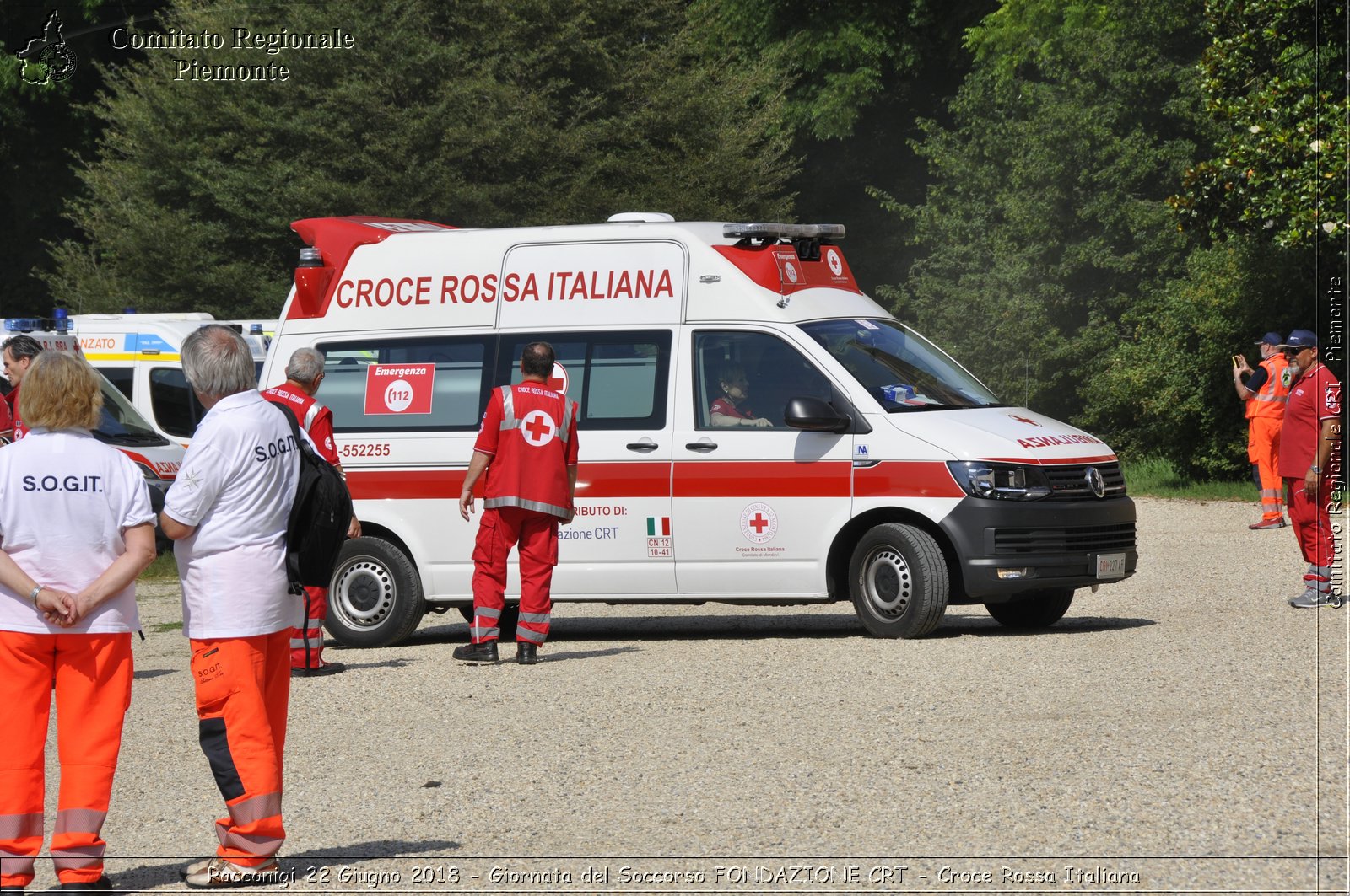 Racconigi 22 Giugno 2018 - Giornata del Soccorso FONDAZIONE CRT - Croce Rossa Italiana- Comitato Regionale del Piemonte