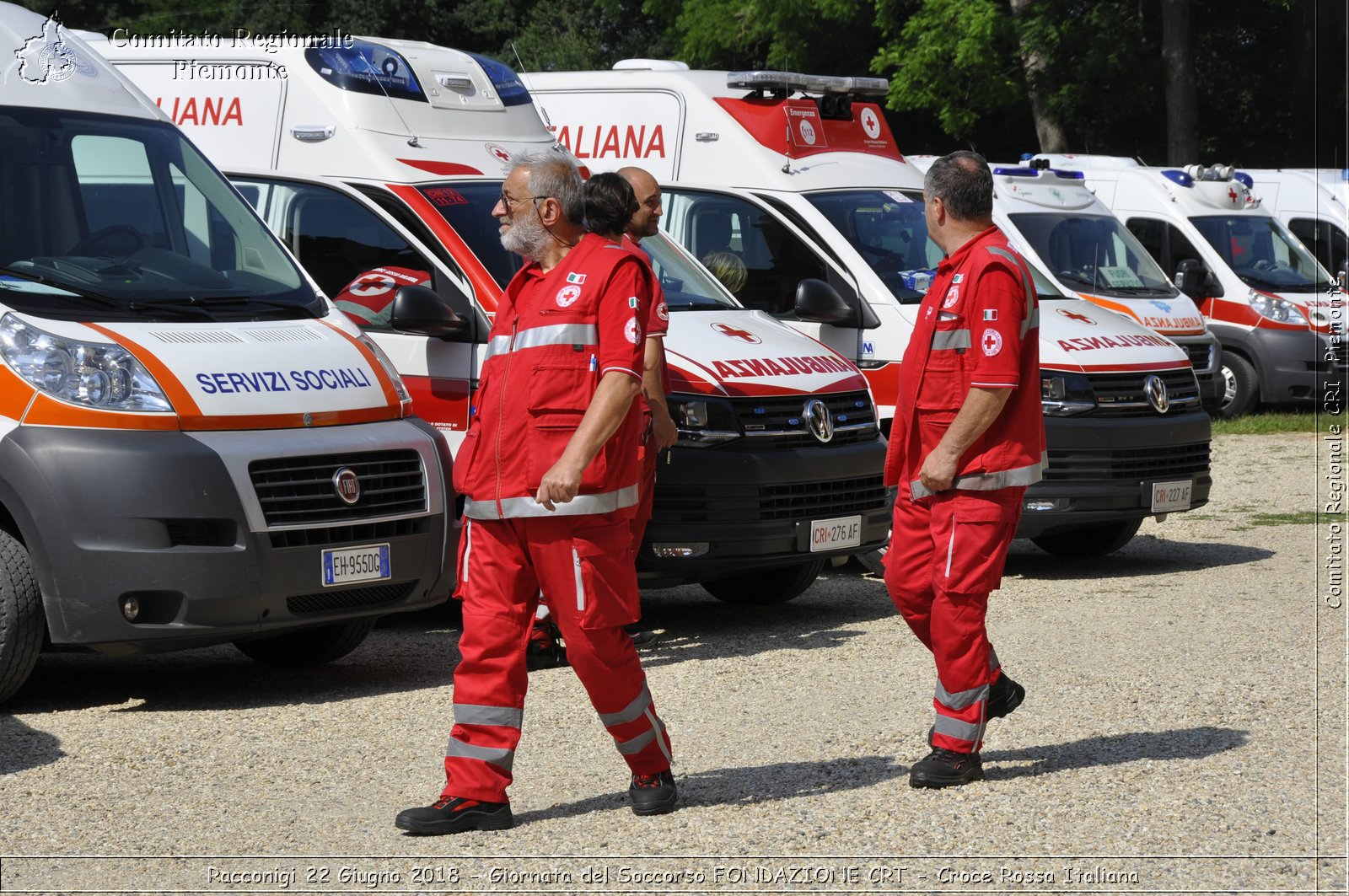 Racconigi 22 Giugno 2018 - Giornata del Soccorso FONDAZIONE CRT - Croce Rossa Italiana- Comitato Regionale del Piemonte