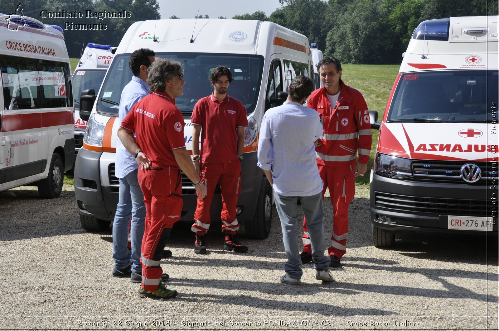 Racconigi 22 Giugno 2018 - Giornata del Soccorso FONDAZIONE CRT - Croce Rossa Italiana- Comitato Regionale del Piemonte