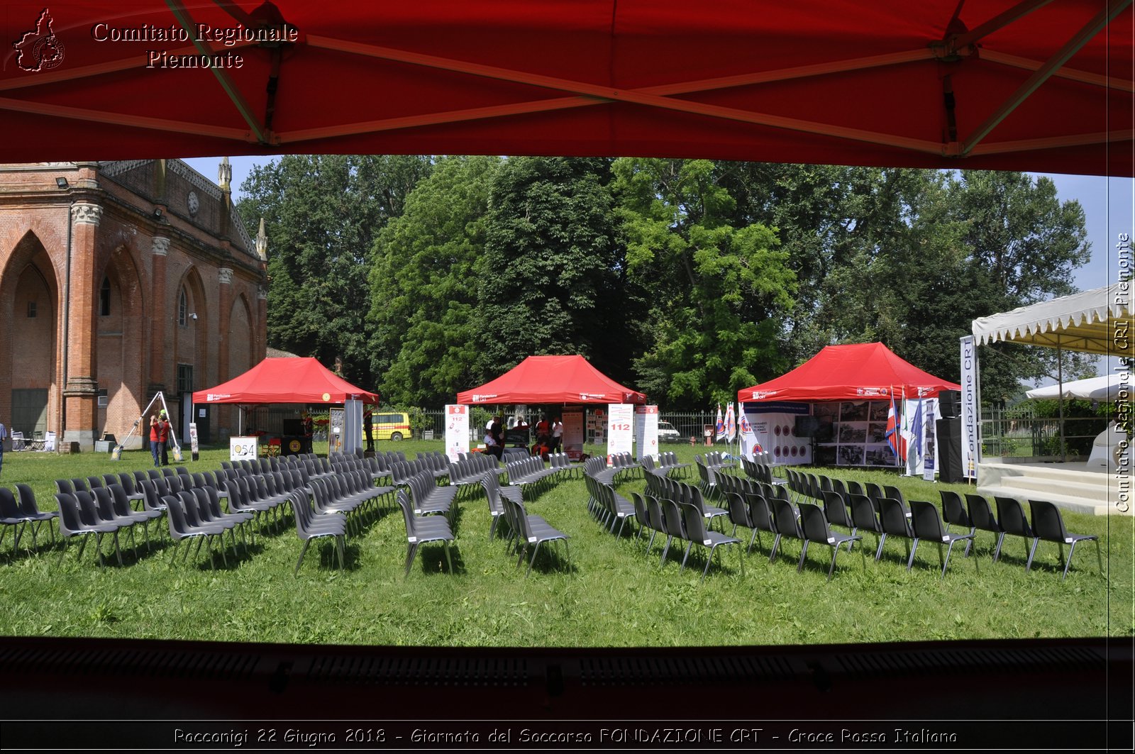 Racconigi 22 Giugno 2018 - Giornata del Soccorso FONDAZIONE CRT - Croce Rossa Italiana- Comitato Regionale del Piemonte