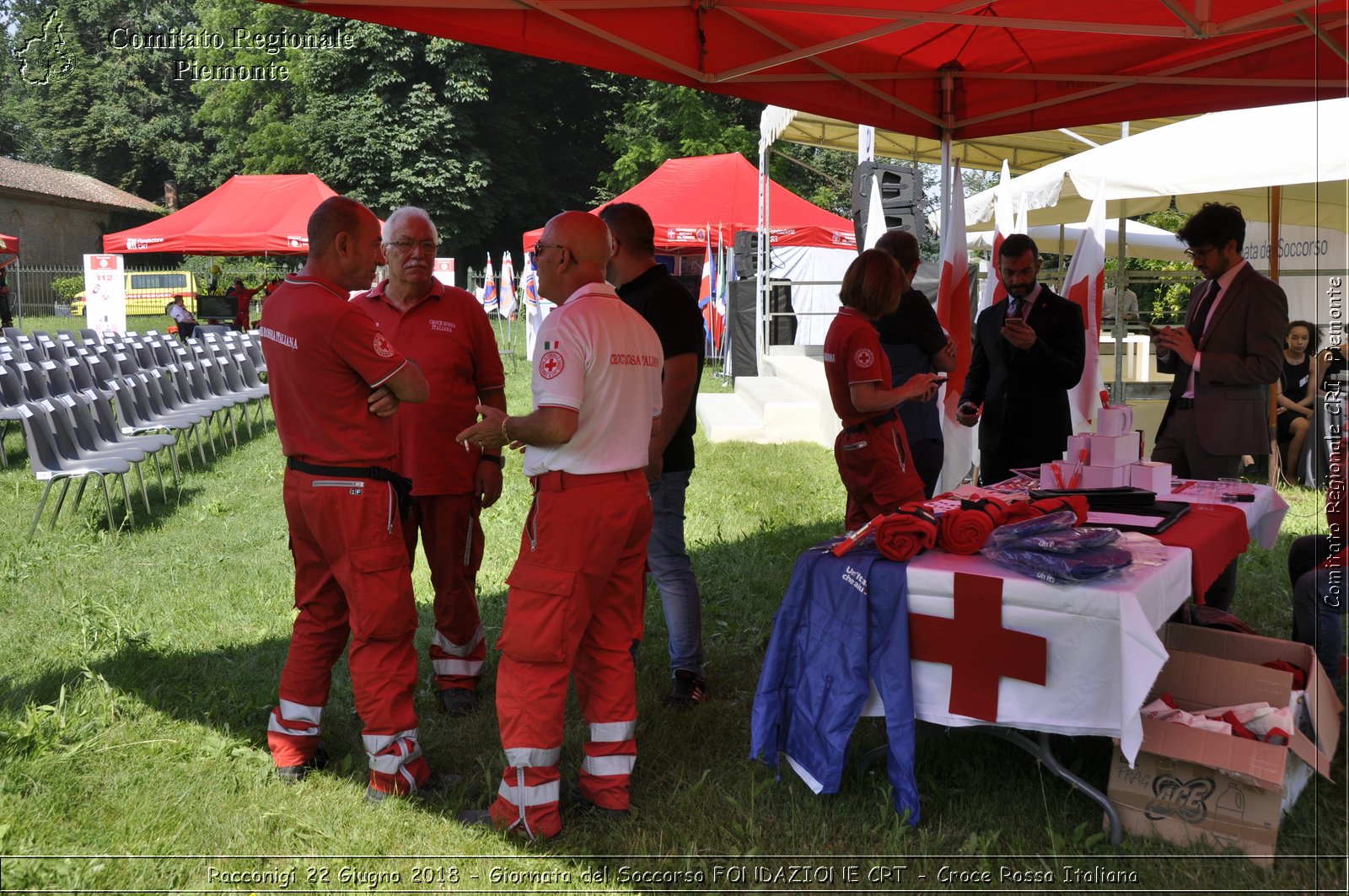 Racconigi 22 Giugno 2018 - Giornata del Soccorso FONDAZIONE CRT - Croce Rossa Italiana- Comitato Regionale del Piemonte