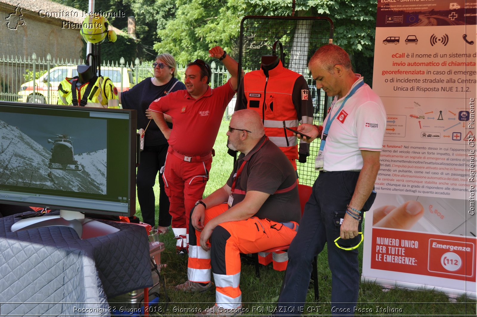 Racconigi 22 Giugno 2018 - Giornata del Soccorso FONDAZIONE CRT - Croce Rossa Italiana- Comitato Regionale del Piemonte