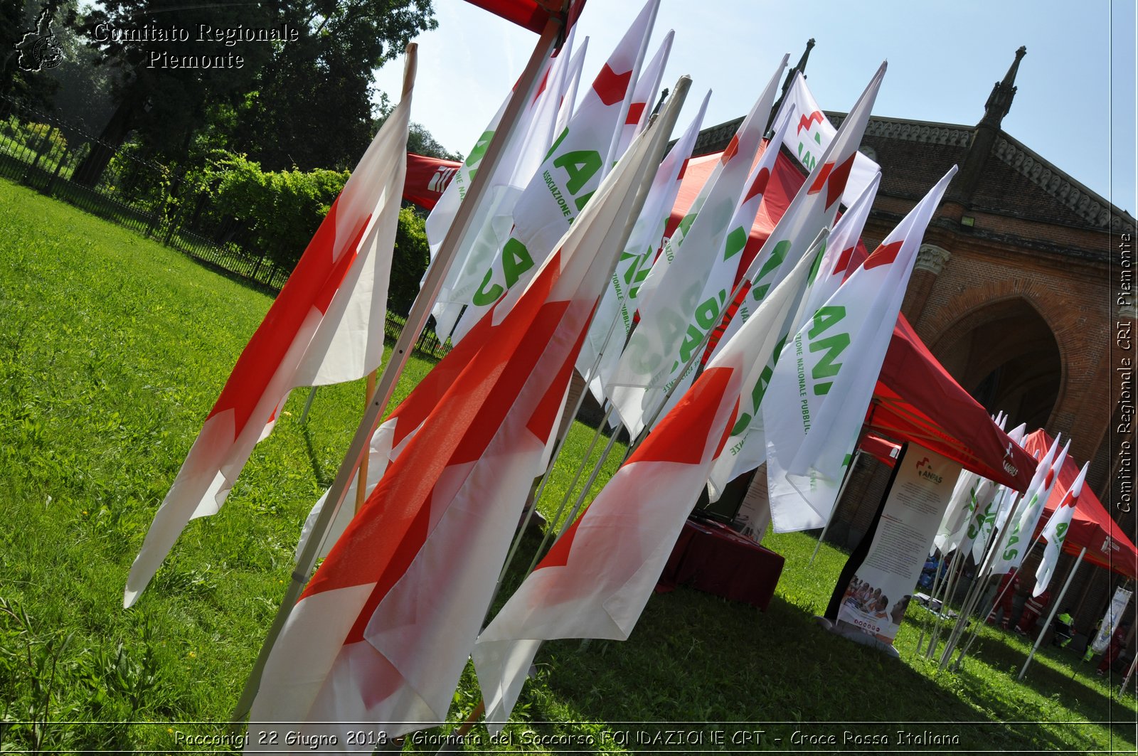 Racconigi 22 Giugno 2018 - Giornata del Soccorso FONDAZIONE CRT - Croce Rossa Italiana- Comitato Regionale del Piemonte