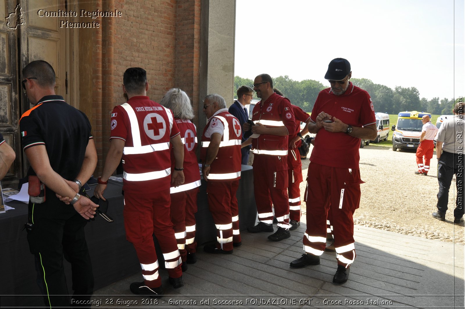 Racconigi 22 Giugno 2018 - Giornata del Soccorso FONDAZIONE CRT - Croce Rossa Italiana- Comitato Regionale del Piemonte