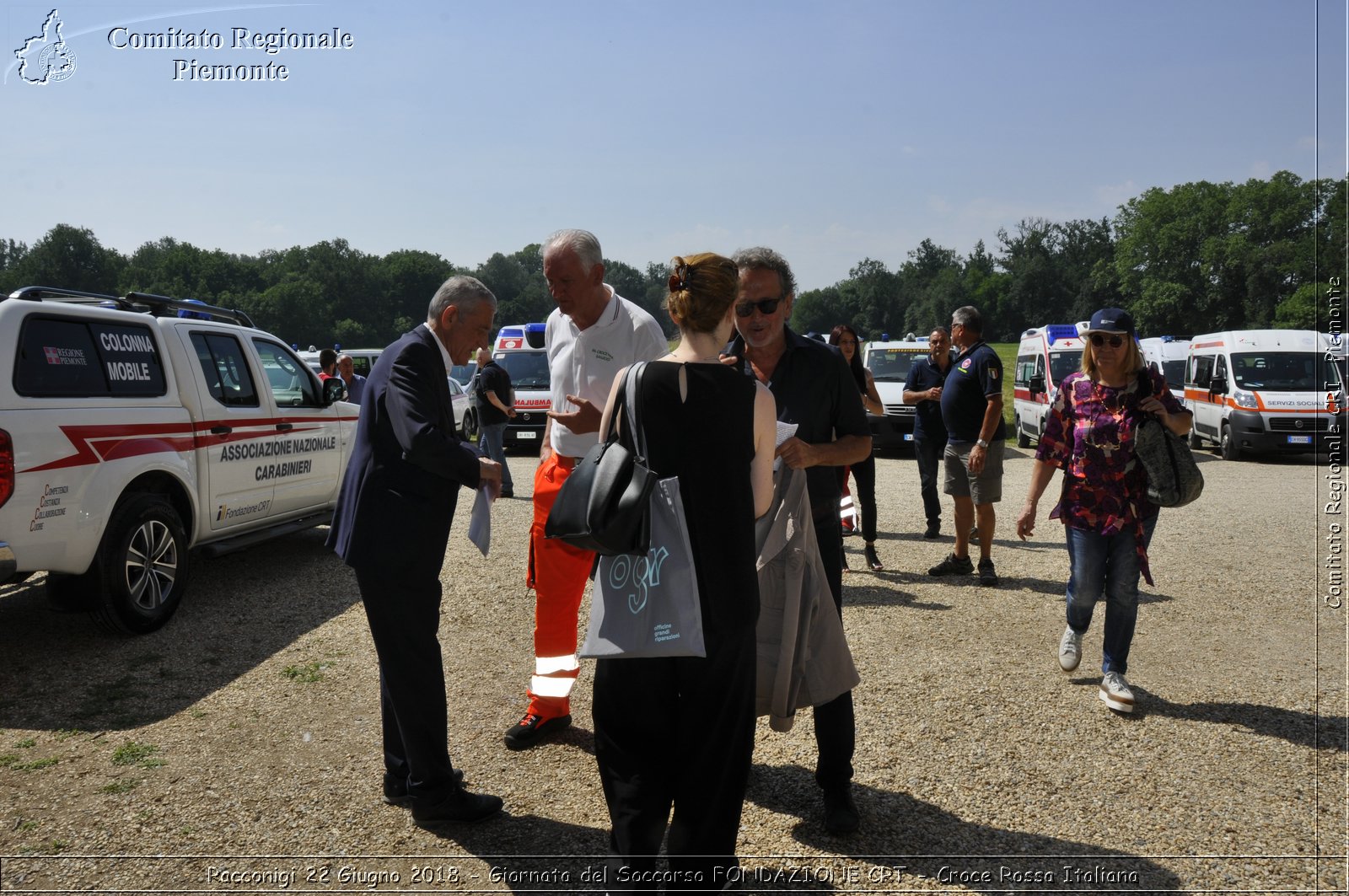 Racconigi 22 Giugno 2018 - Giornata del Soccorso FONDAZIONE CRT - Croce Rossa Italiana- Comitato Regionale del Piemonte