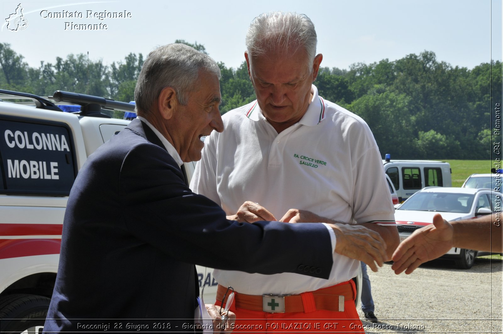 Racconigi 22 Giugno 2018 - Giornata del Soccorso FONDAZIONE CRT - Croce Rossa Italiana- Comitato Regionale del Piemonte