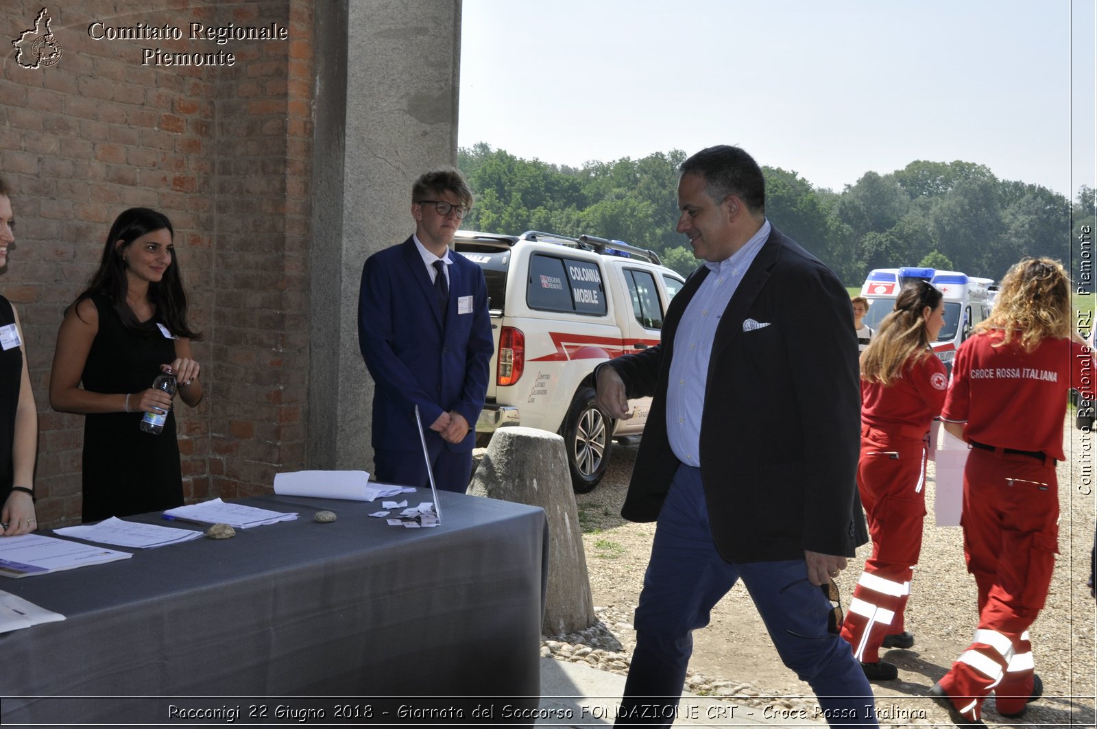 Racconigi 22 Giugno 2018 - Giornata del Soccorso FONDAZIONE CRT - Croce Rossa Italiana- Comitato Regionale del Piemonte