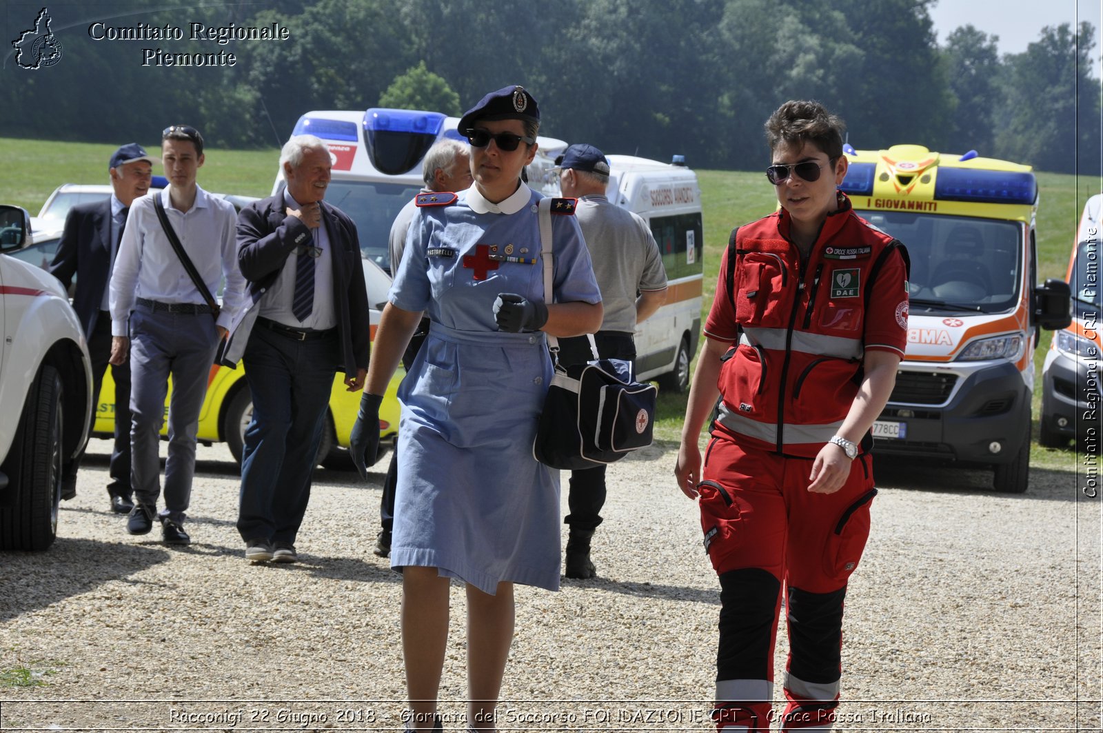 Racconigi 22 Giugno 2018 - Giornata del Soccorso FONDAZIONE CRT - Croce Rossa Italiana- Comitato Regionale del Piemonte