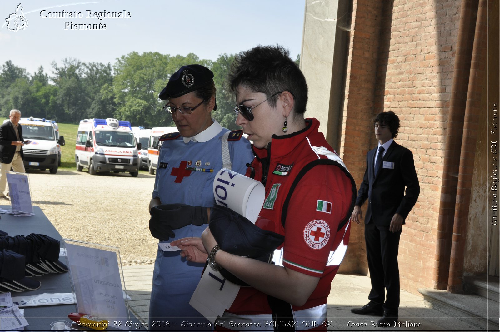 Racconigi 22 Giugno 2018 - Giornata del Soccorso FONDAZIONE CRT - Croce Rossa Italiana- Comitato Regionale del Piemonte