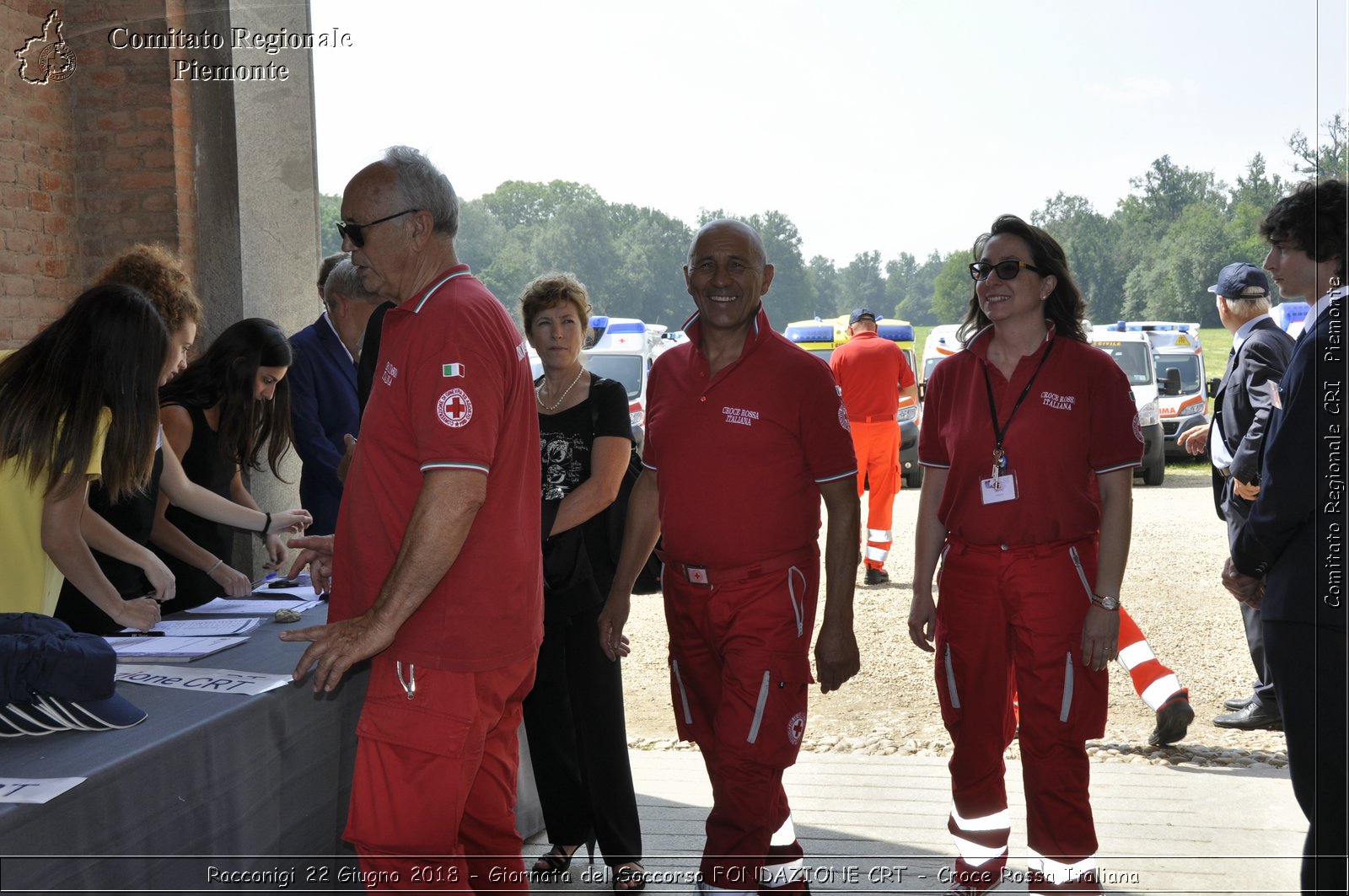 Racconigi 22 Giugno 2018 - Giornata del Soccorso FONDAZIONE CRT - Croce Rossa Italiana- Comitato Regionale del Piemonte