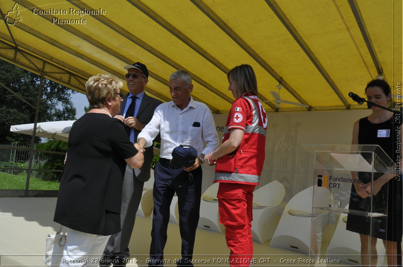 Racconigi 22 Giugno 2018 - Giornata del Soccorso FONDAZIONE CRT - Croce Rossa Italiana- Comitato Regionale del Piemonte