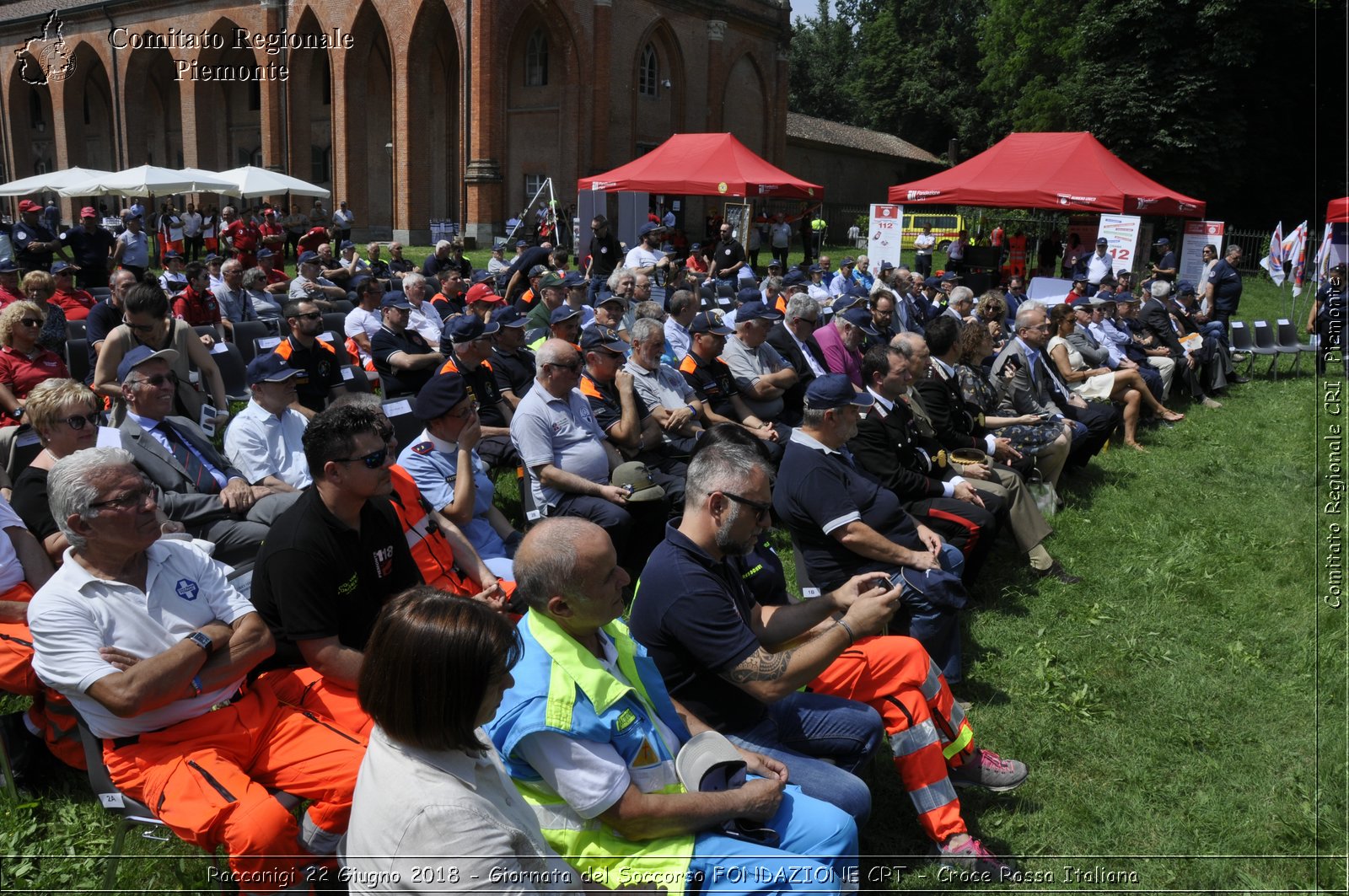 Racconigi 22 Giugno 2018 - Giornata del Soccorso FONDAZIONE CRT - Croce Rossa Italiana- Comitato Regionale del Piemonte