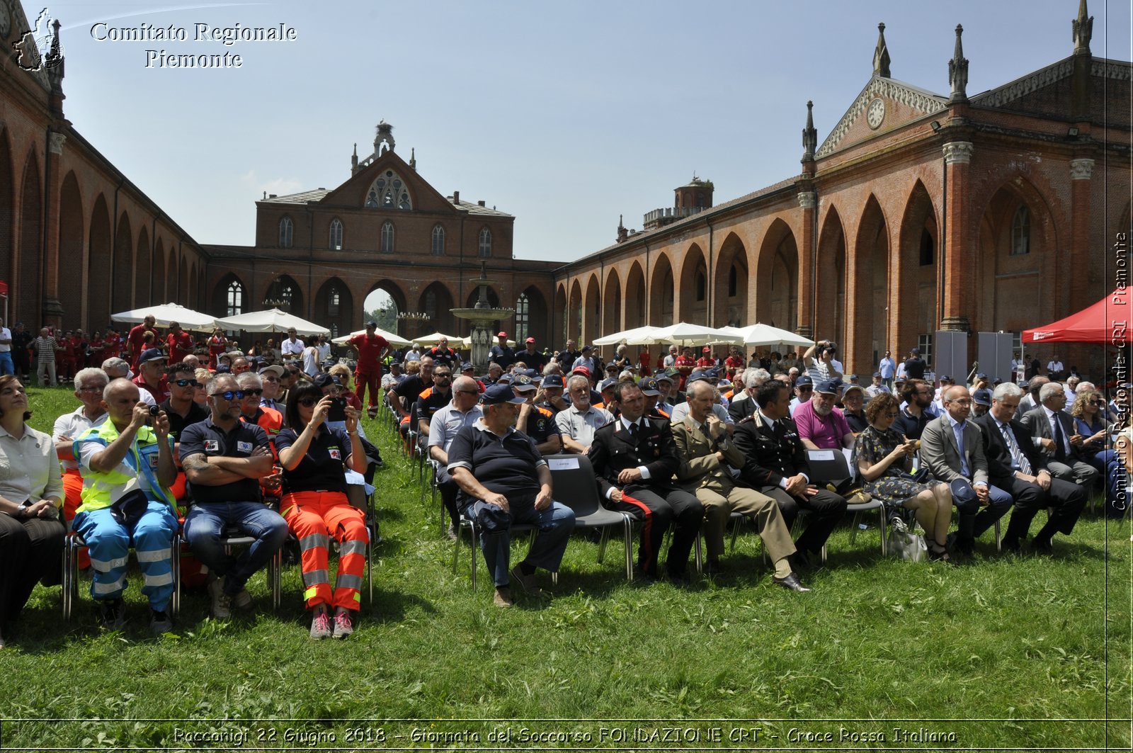 Racconigi 22 Giugno 2018 - Giornata del Soccorso FONDAZIONE CRT - Croce Rossa Italiana- Comitato Regionale del Piemonte