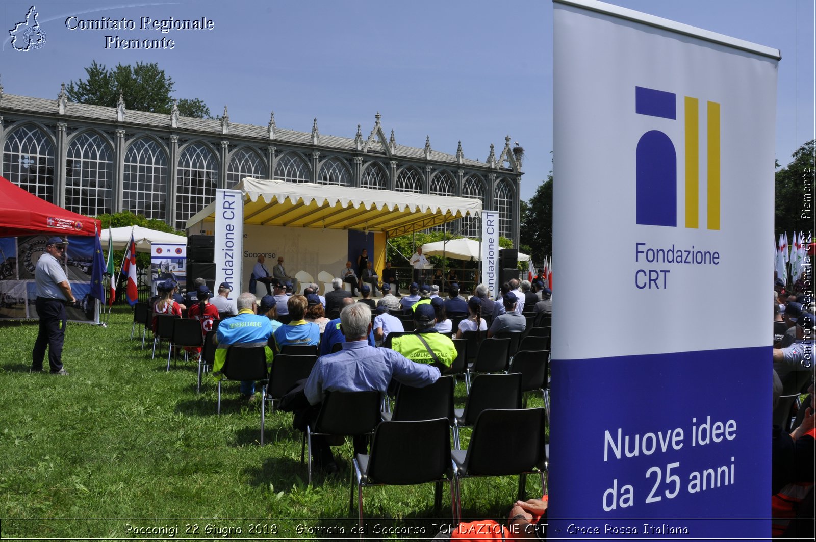 Racconigi 22 Giugno 2018 - Giornata del Soccorso FONDAZIONE CRT - Croce Rossa Italiana- Comitato Regionale del Piemonte