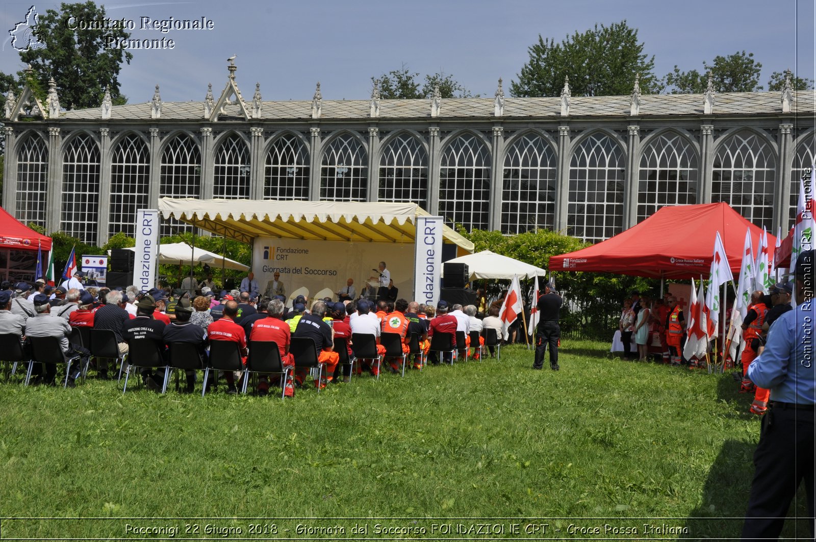 Racconigi 22 Giugno 2018 - Giornata del Soccorso FONDAZIONE CRT - Croce Rossa Italiana- Comitato Regionale del Piemonte